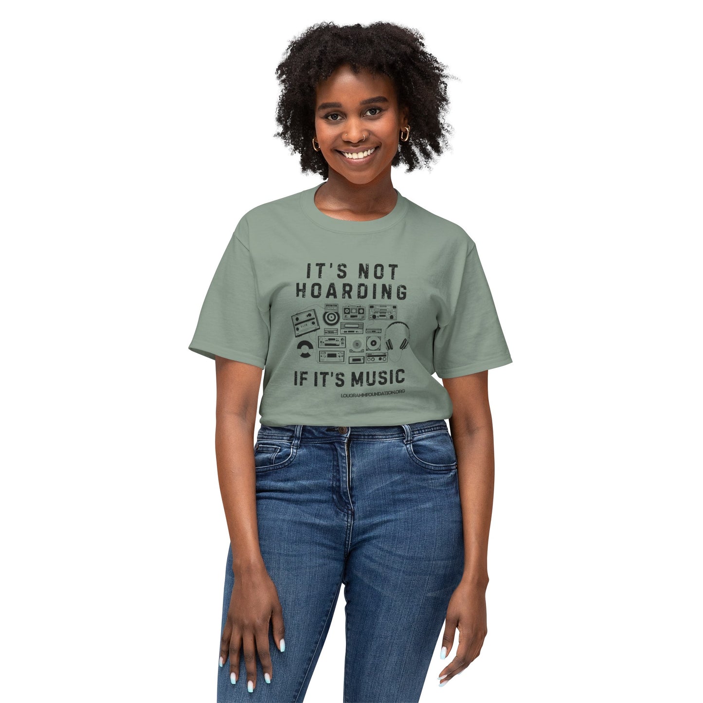 It's not Hoarding if it's Music Unisex HD Cotton™ T-shirt