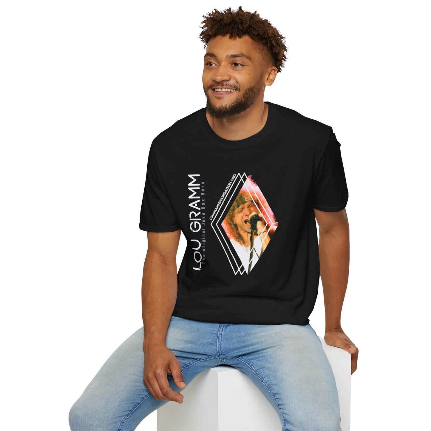 Diamond Juke Box Hero Softstyle T-Shirt