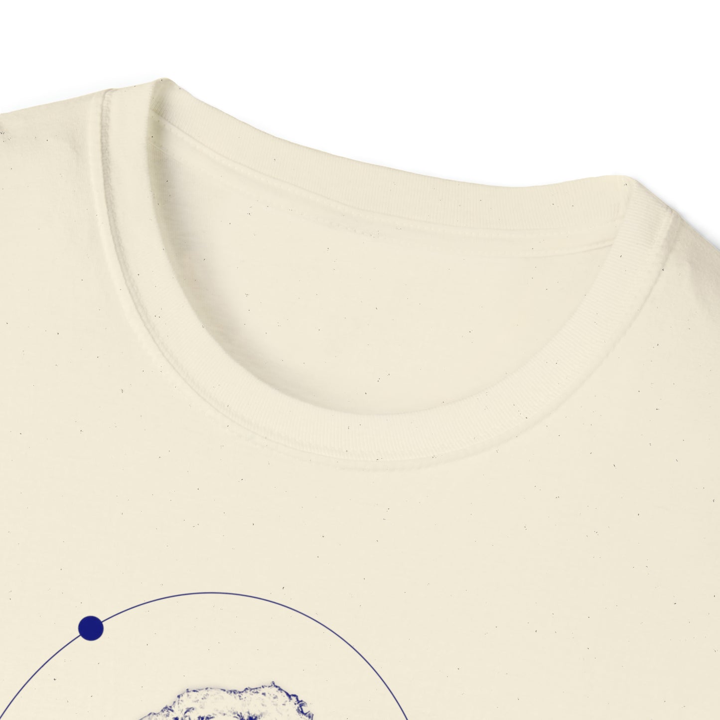 Lou Gramm Stencil Blue logo - Unisex Softstyle T-Shirt