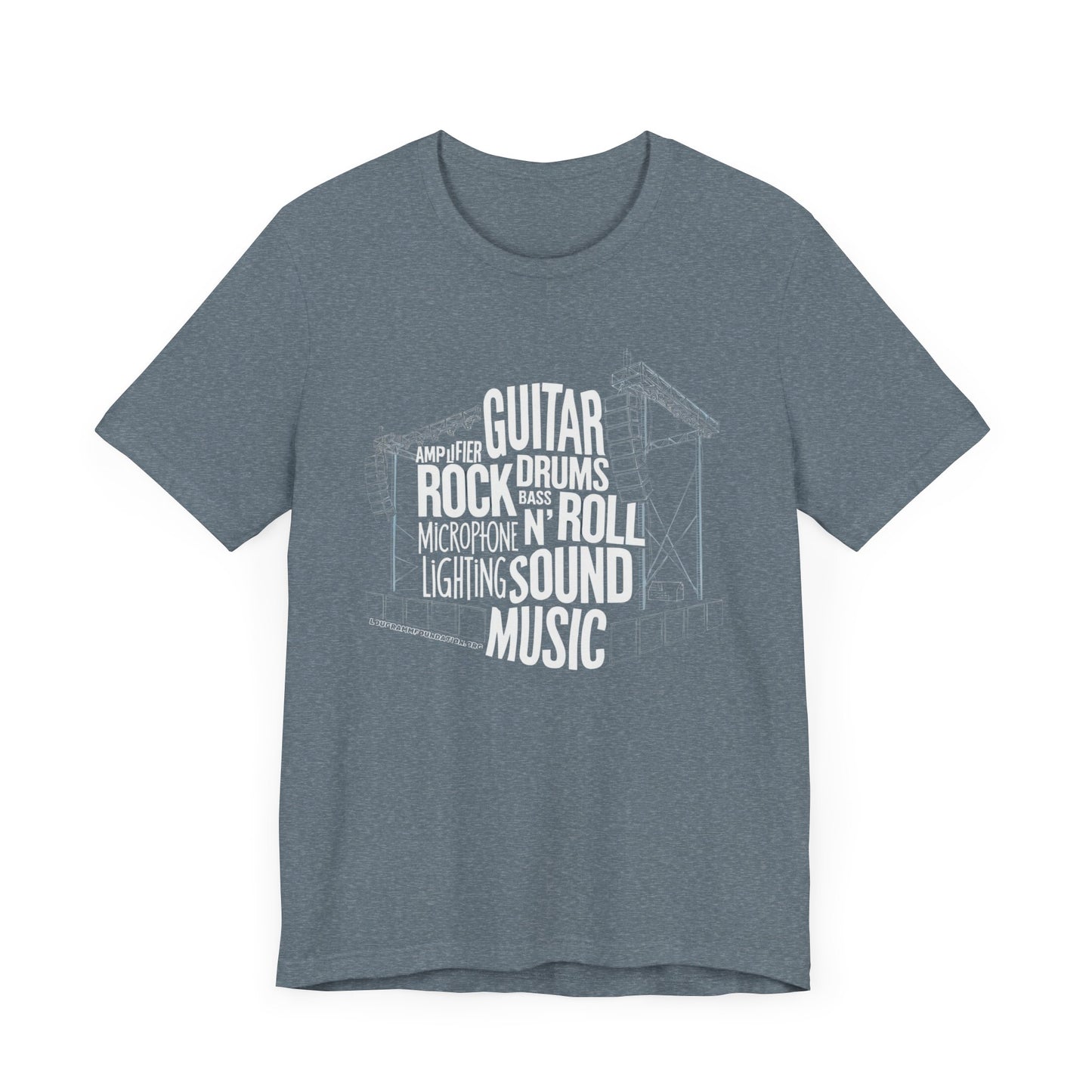 Rock n Roll Stage Jersey Short Sleeve Tee