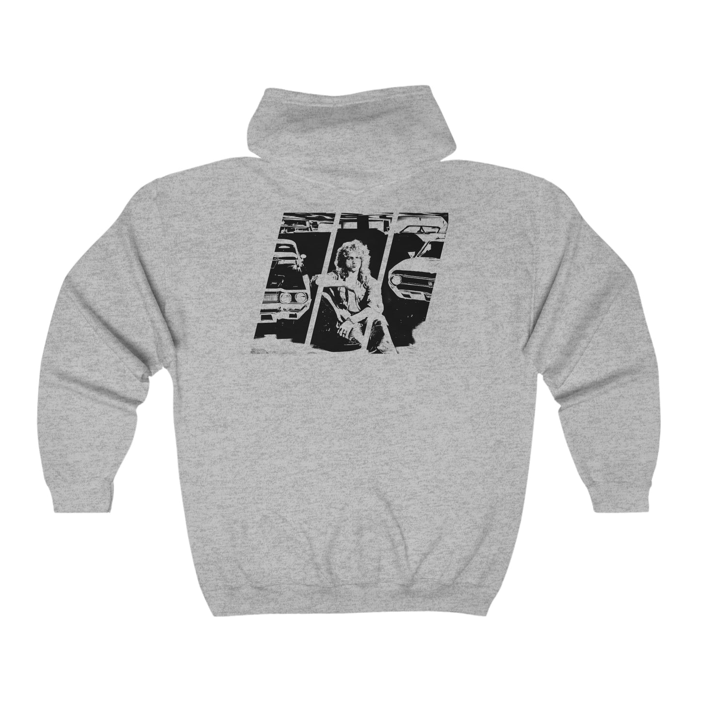 Lou’s Double Trouble Black logo - Unisex Heavy Blend™ Full Zip Hooded Sweatshirt