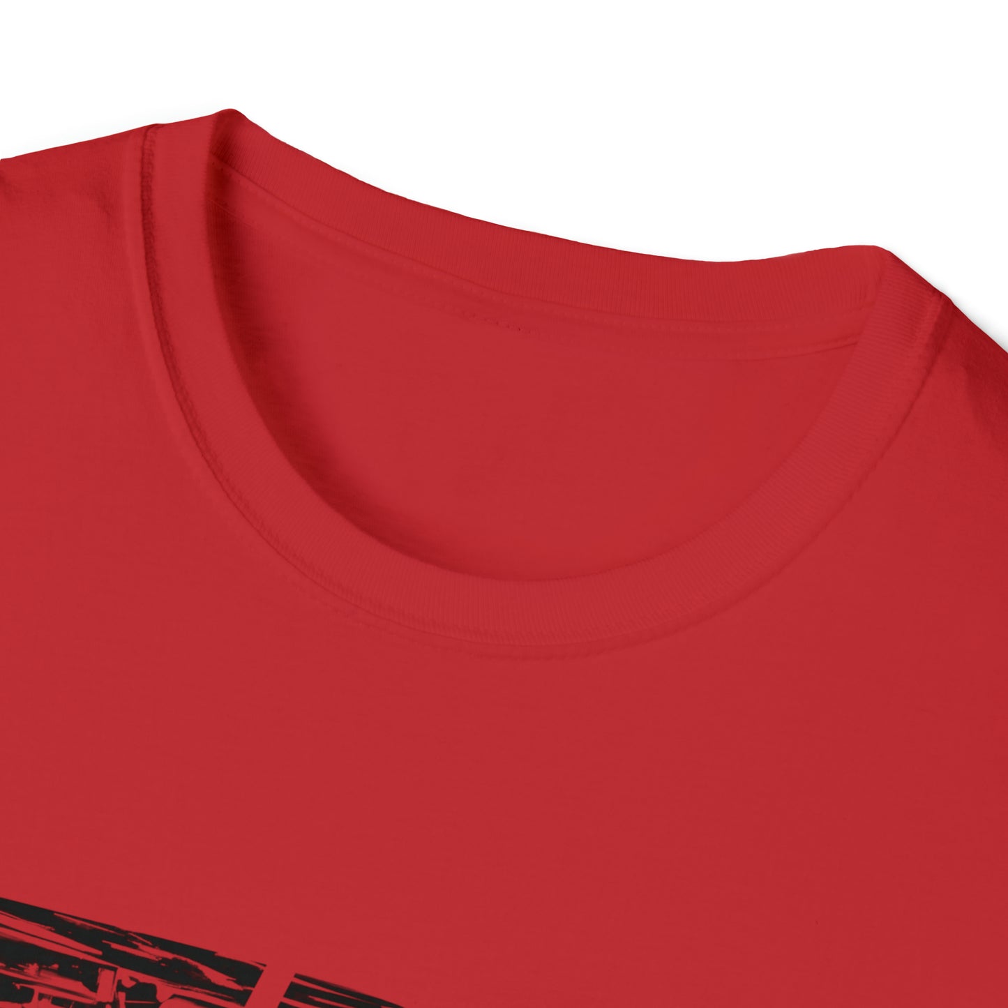Lou’s Garage Black logo - Unisex Softstyle T-Shirt