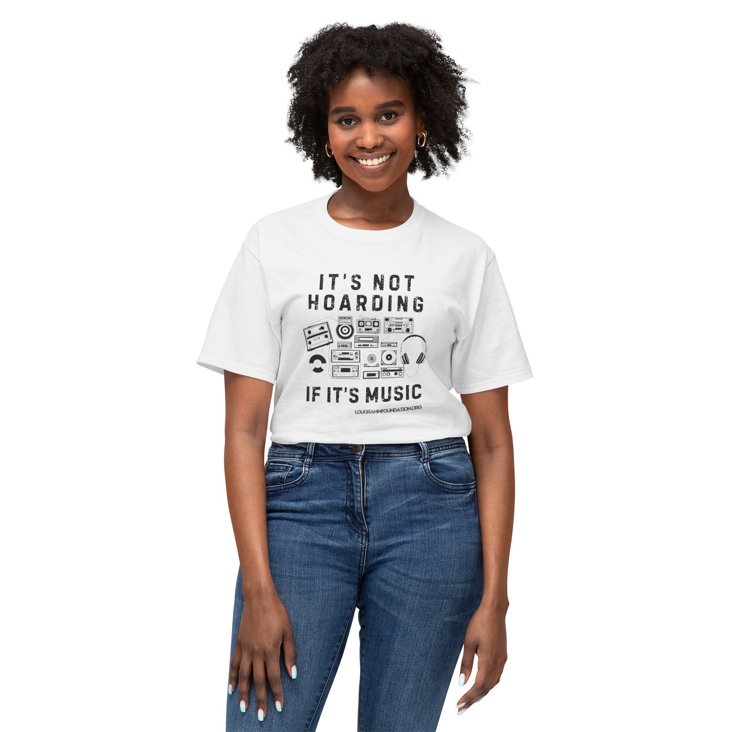It's not Hoarding if it's Music Unisex HD Cotton™ T-shirt