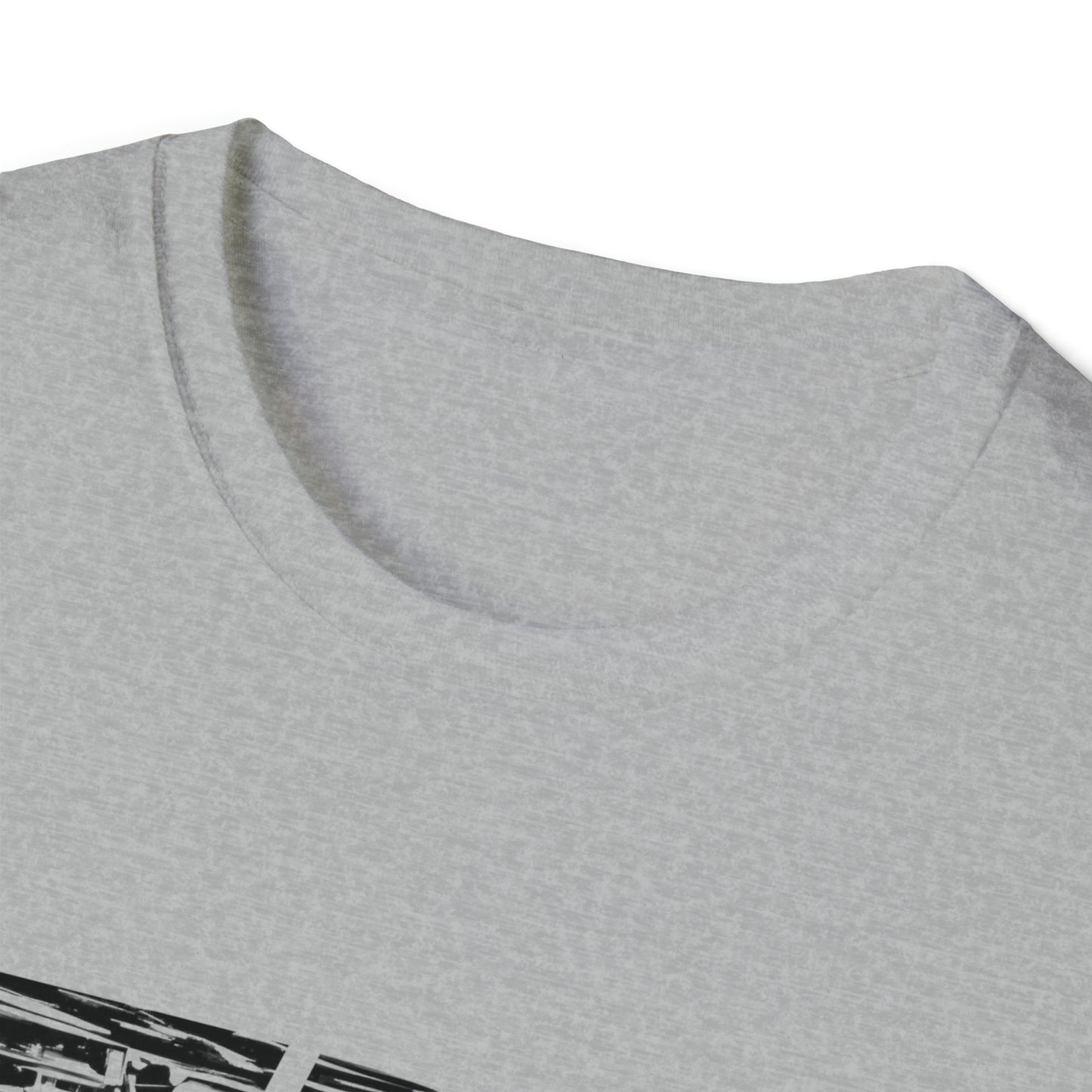 Lou’s Garage Black logo - Unisex Softstyle T-Shirt