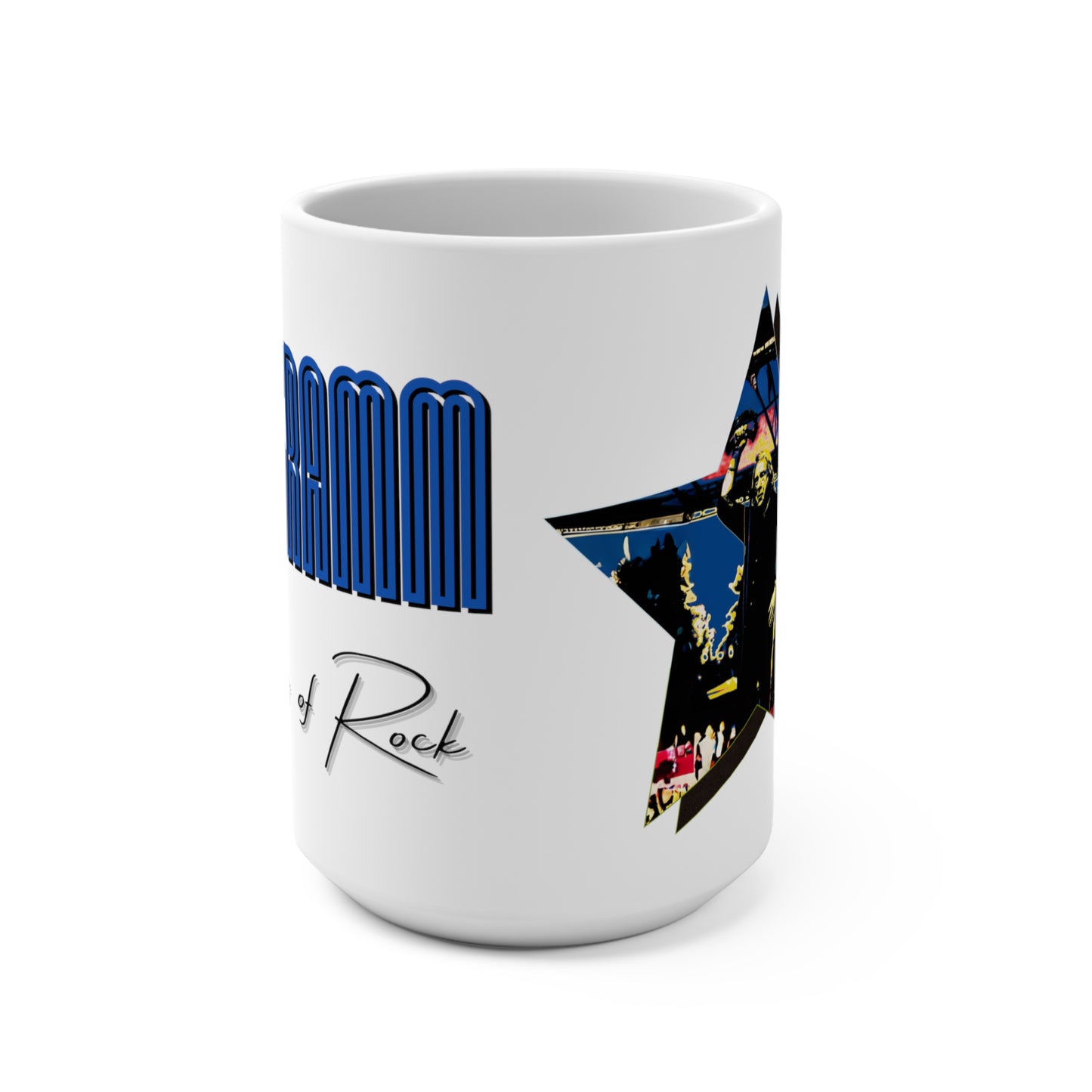 Lou Gramm 50 Years of Rock - Blue Star Mug 15oz