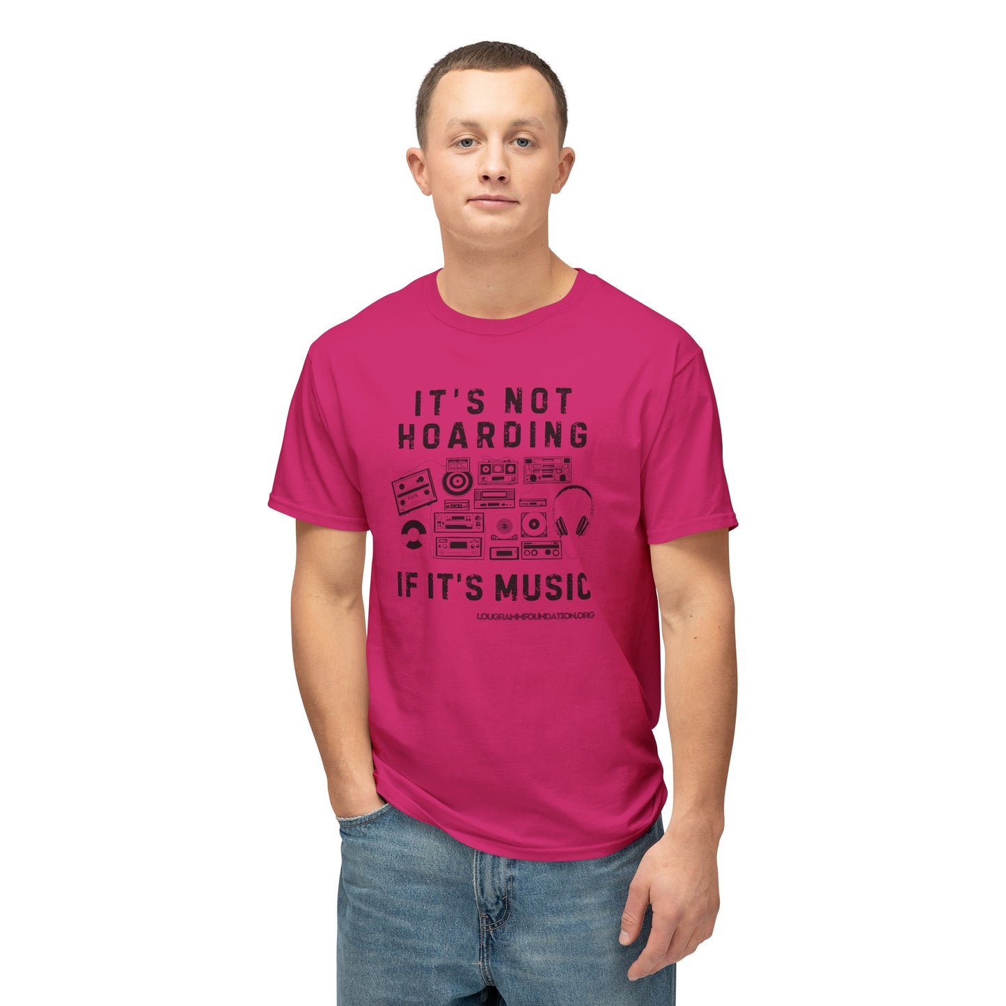 It's not Hoarding if it's Music Unisex HD Cotton™ T-shirt