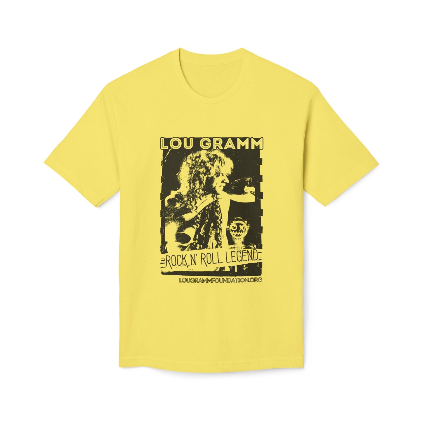 2024 Rock Legend Lou Gramm Unisex Midweight T-shirt, Made in US