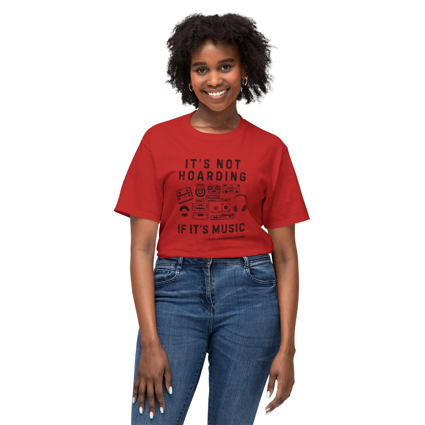 It's not Hoarding if it's Music Unisex HD Cotton™ T-shirt