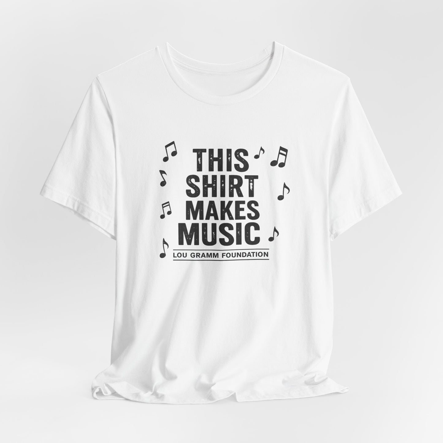 This Shirt Makes Music T-Shirt — Music Note Tee for Musicians & Music Lovers