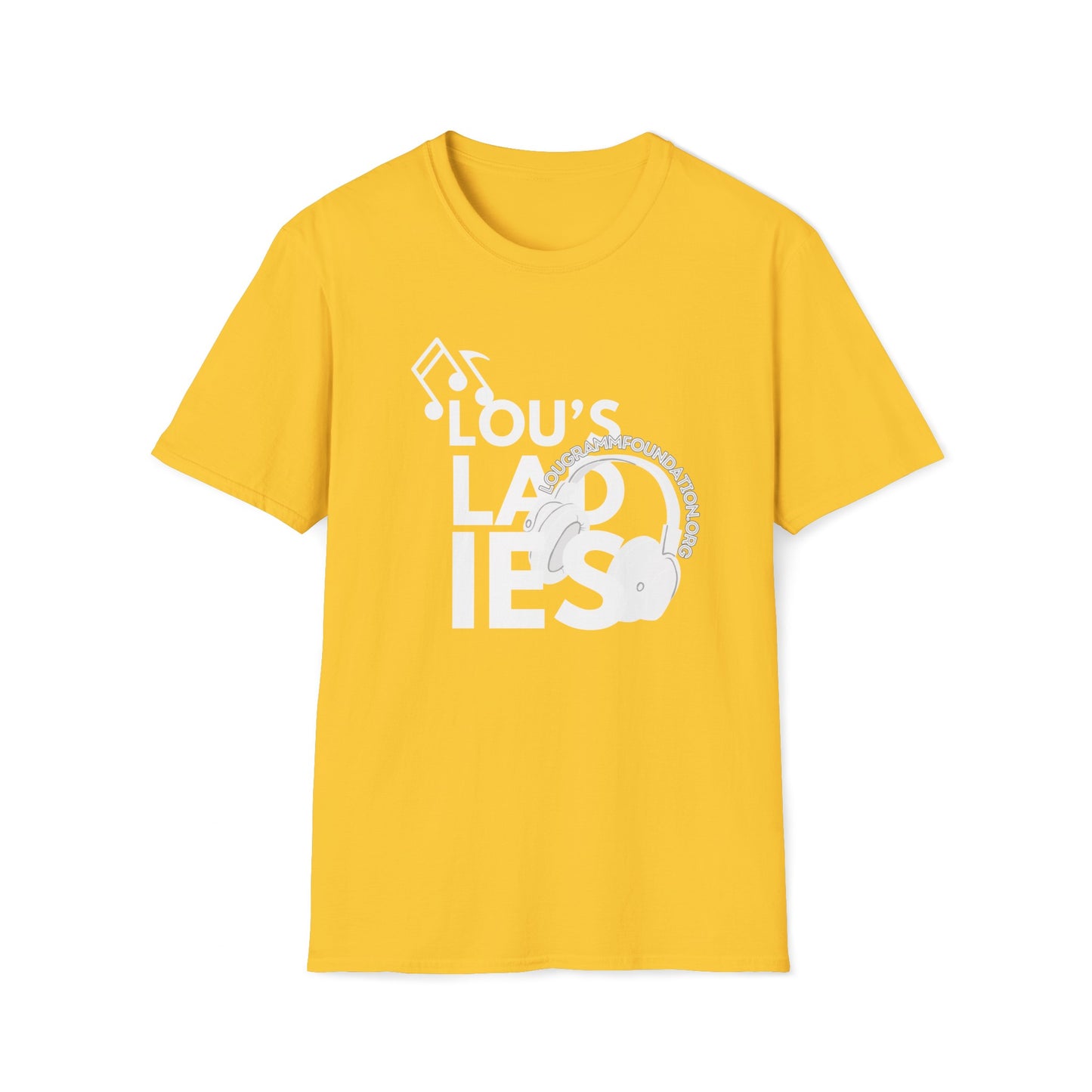 Lou's Ladies white logo Softstyle T-Shirt