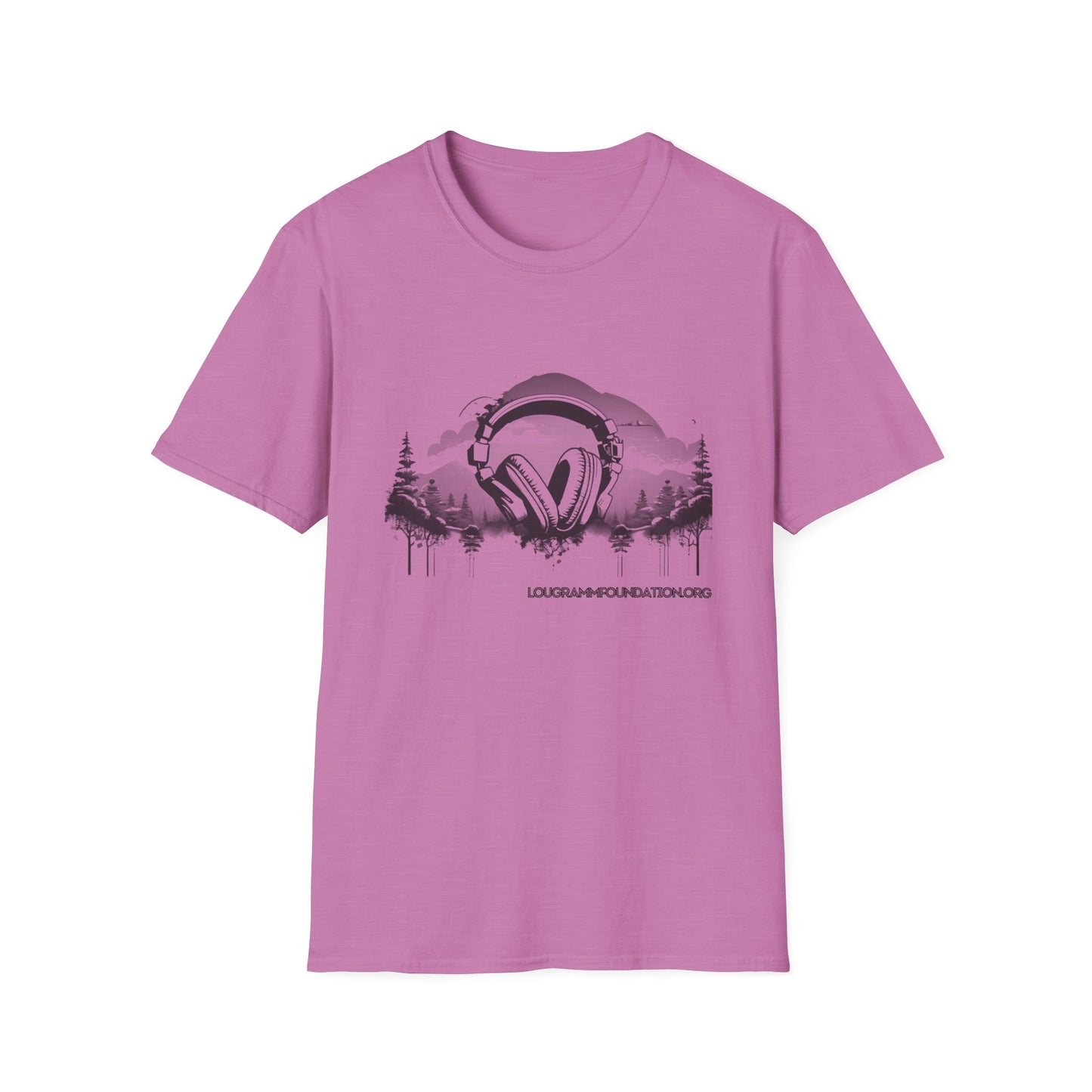 Headphones Sky Unisex Softstyle T-Shirt