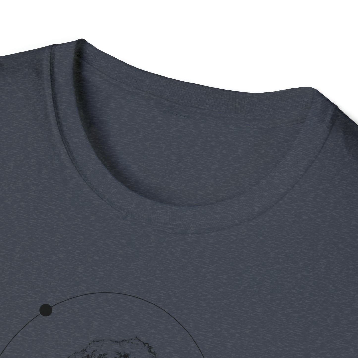 Lou Gramm Stencil Black logo - Unisex Softstyle T-Shirt