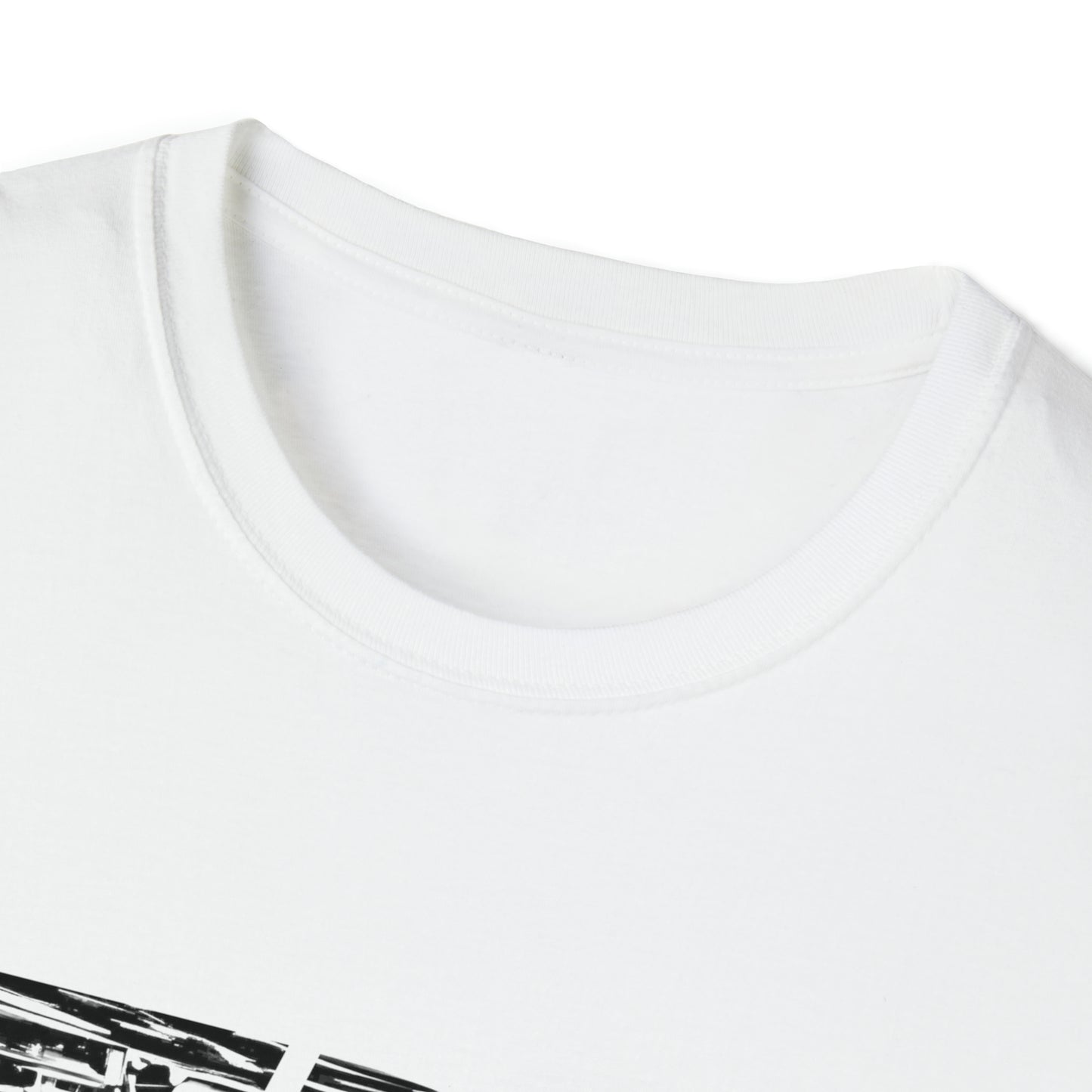 Lou’s Garage Black logo - Unisex Softstyle T-Shirt