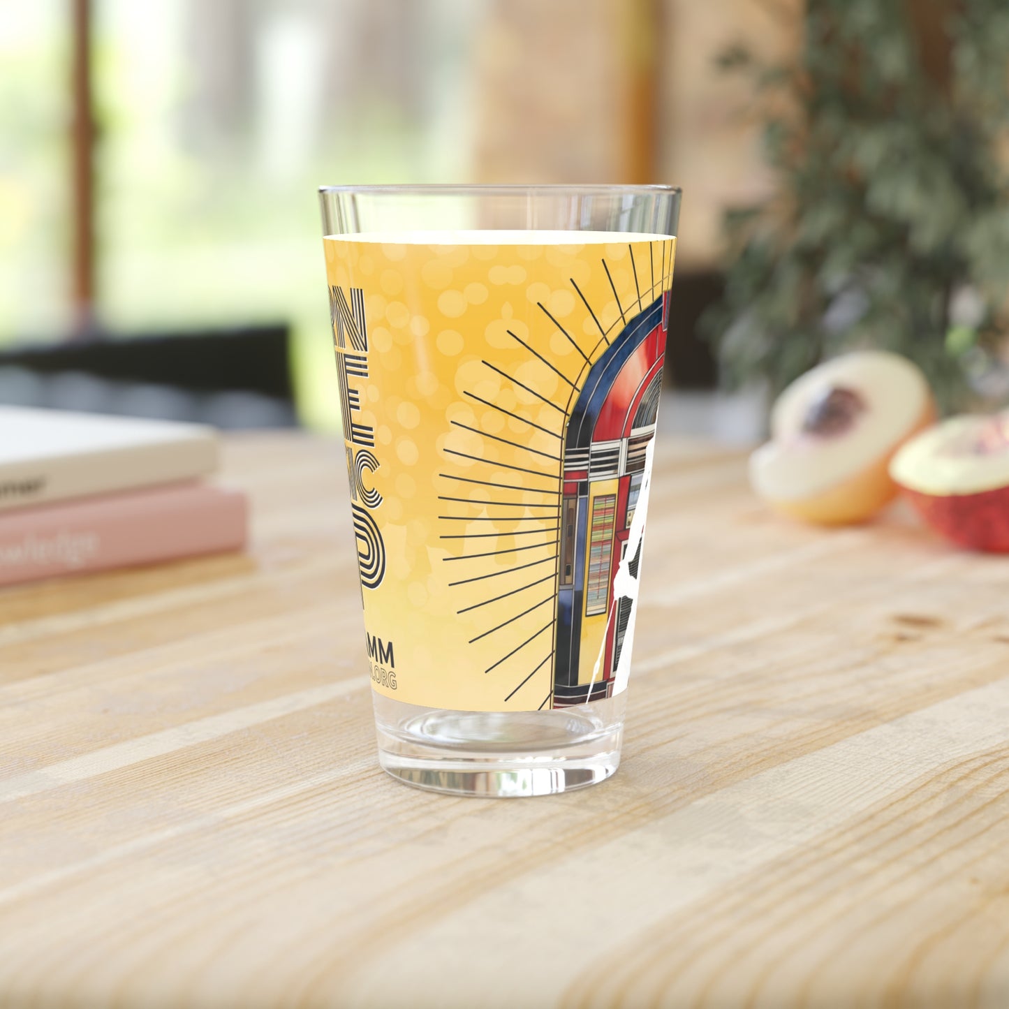 Turn the music up Seasonal Fall Pint Glass, 16oz