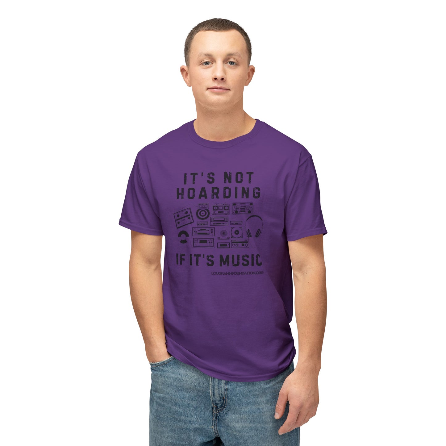 It's not Hoarding if it's Music Unisex HD Cotton™ T-shirt