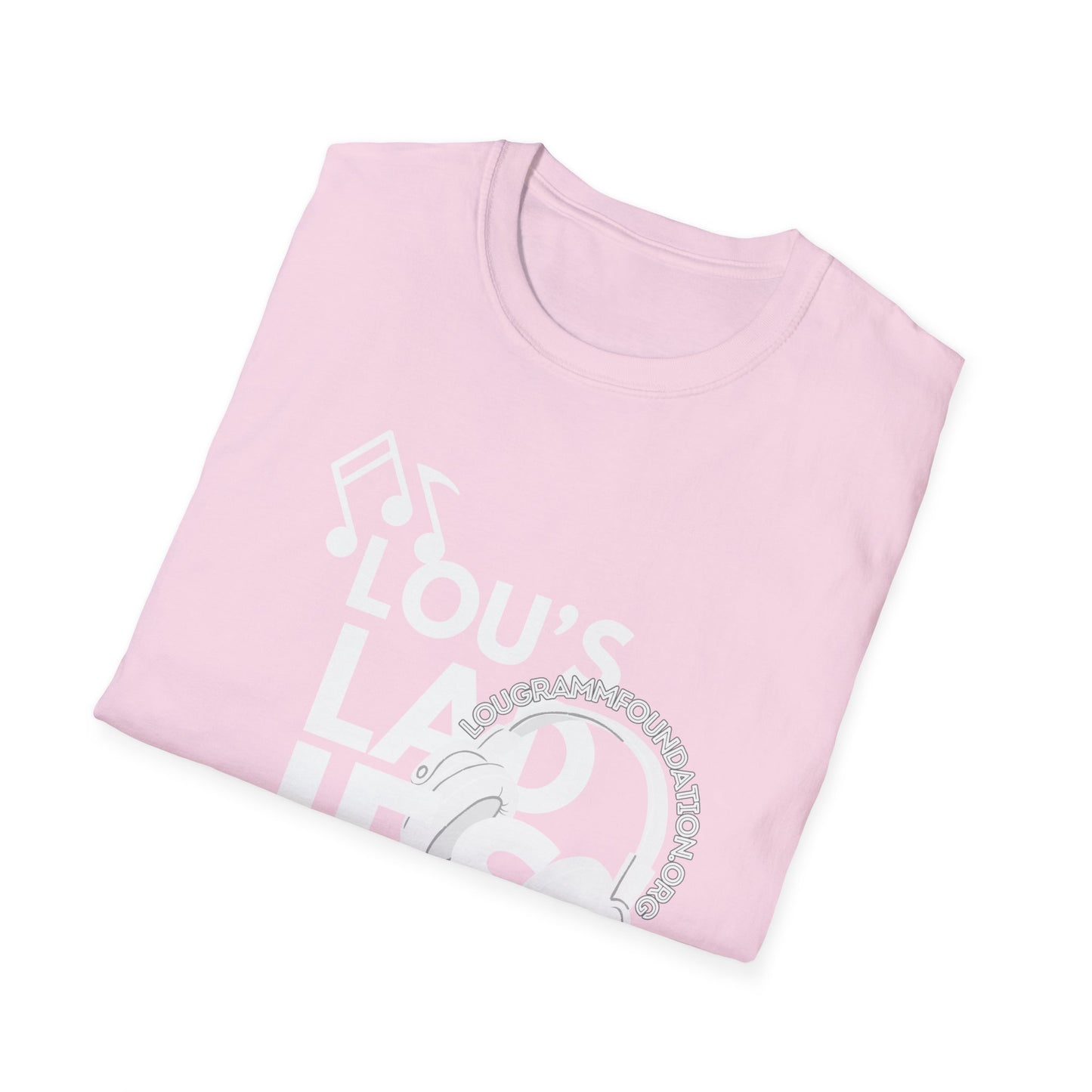 Lou's Ladies white logo Softstyle T-Shirt
