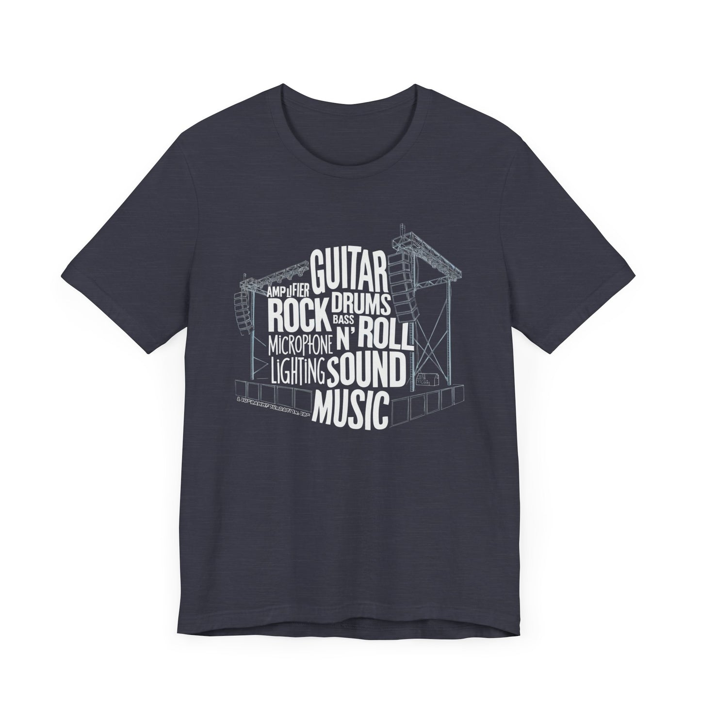 Rock n Roll Stage Jersey Short Sleeve Tee