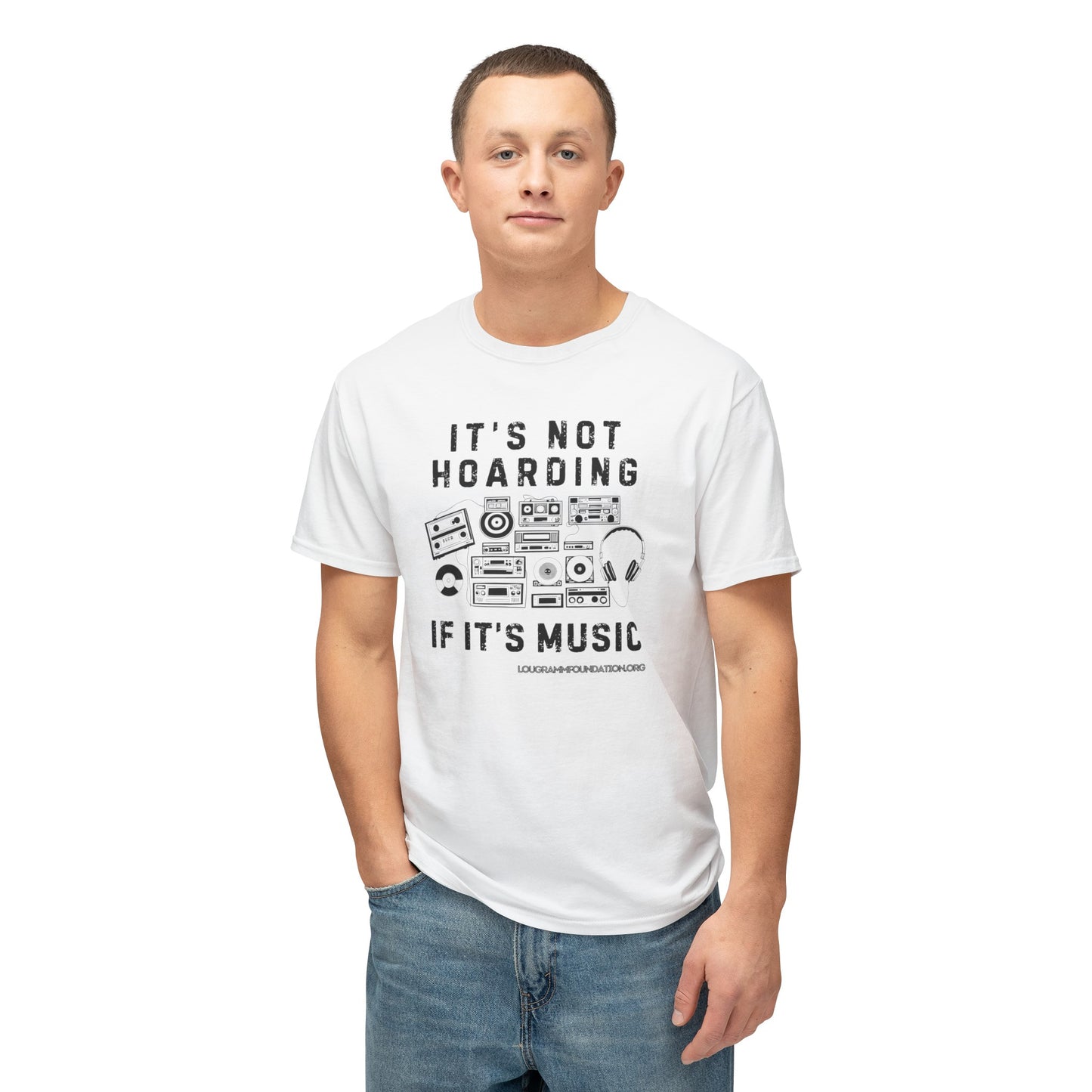 It's not Hoarding if it's Music Unisex HD Cotton™ T-shirt