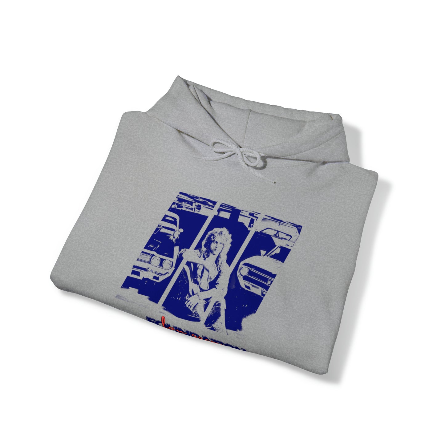 Lou’s Garage Blue logo - Unisex Heavy Blend™ Hooded Sweatshirt