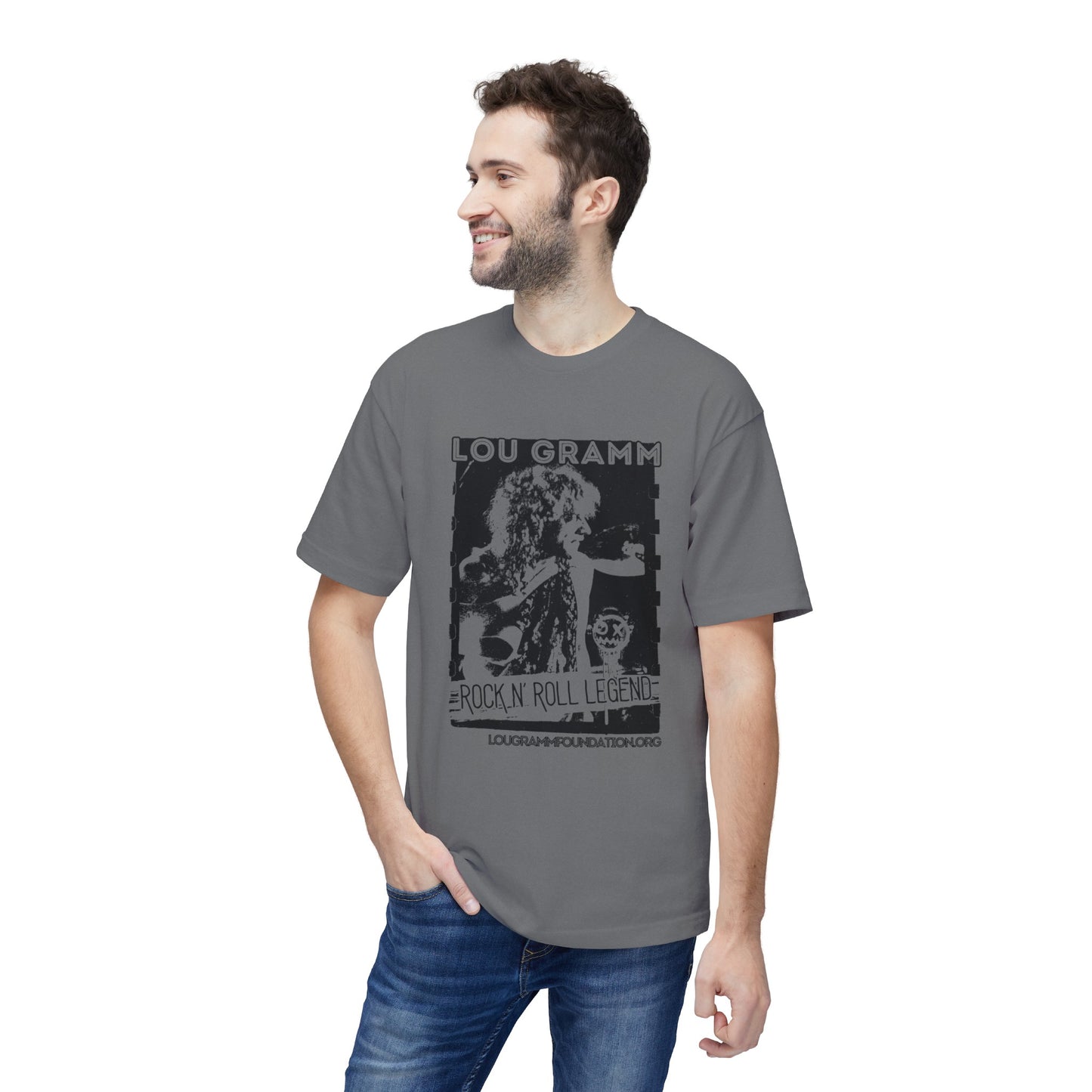 2024 Rock Legend Lou Gramm Unisex Midweight T-shirt, Made in US