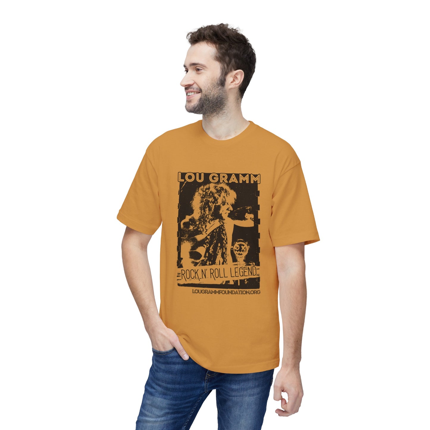 2024 Rock Legend Lou Gramm Unisex Midweight T-shirt, Made in US