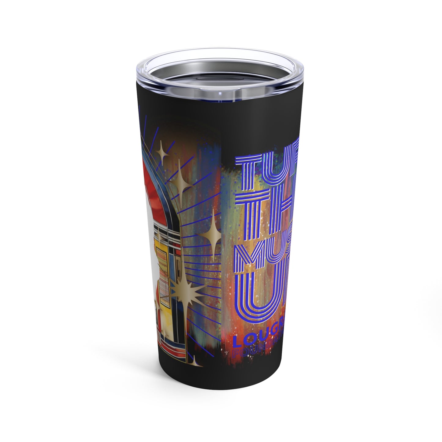 Turn The Music Up Jukebox Multicolor - Tumbler 20oz