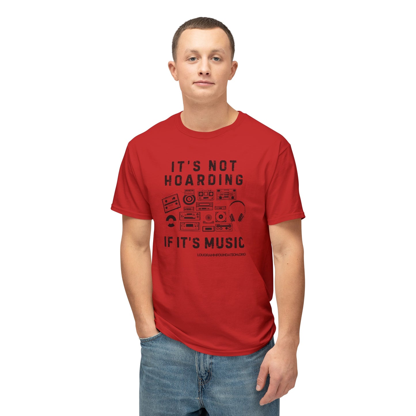 It's not Hoarding if it's Music Unisex HD Cotton™ T-shirt