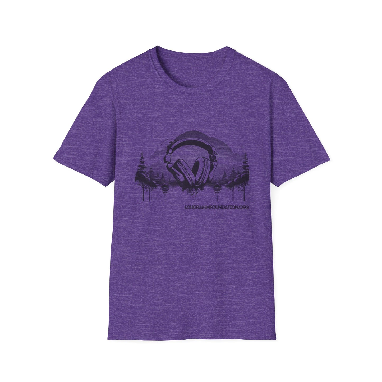 Headphones Sky Unisex Softstyle T-Shirt