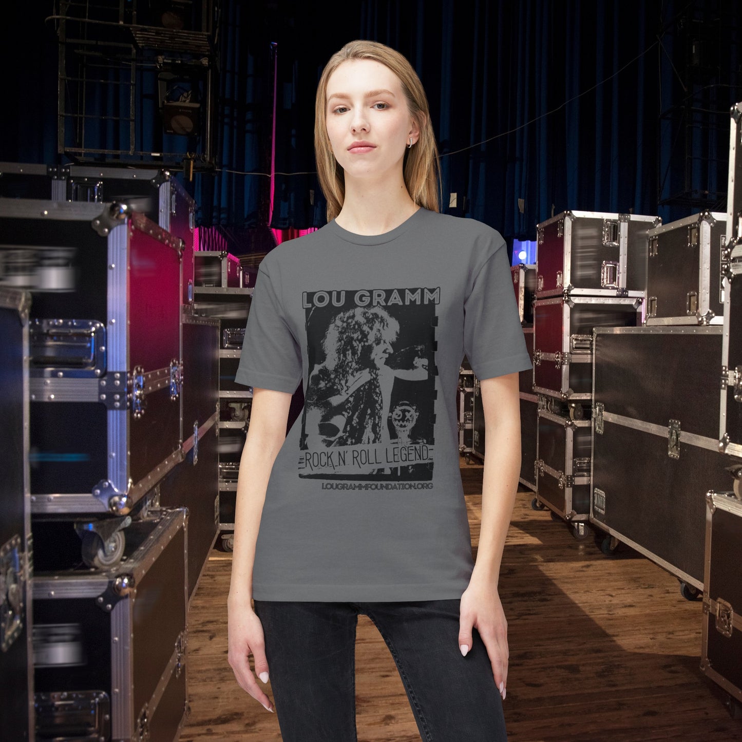 2024 Rock Legend Lou Gramm Unisex Midweight T-shirt, Made in US