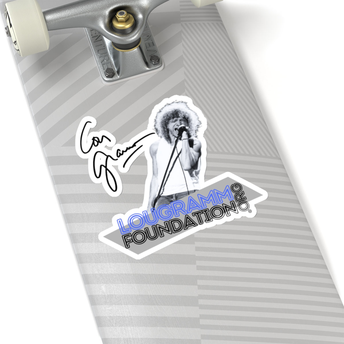 Lou Gramm Foundation Kiss-Cut Stickers