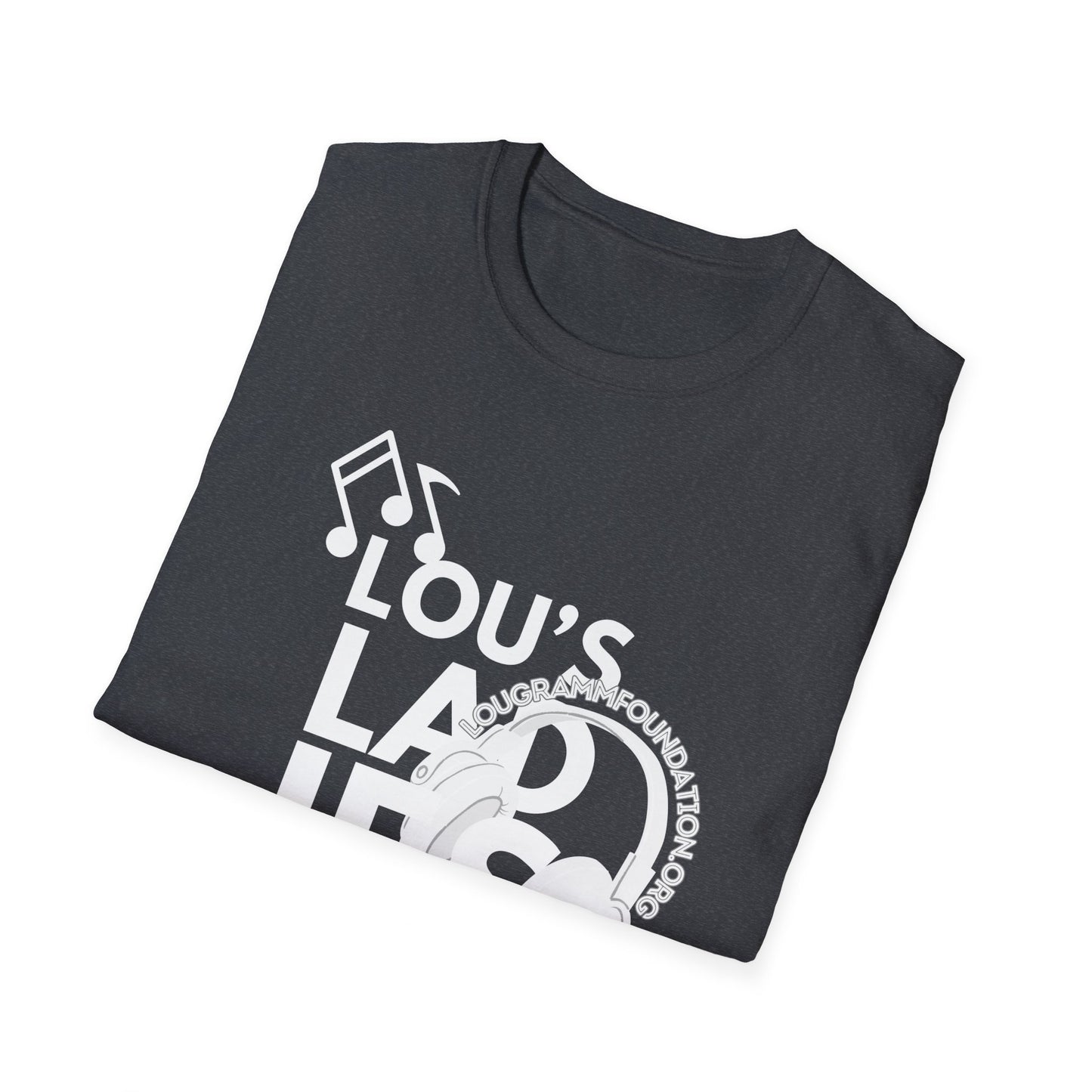 Lou's Ladies white logo Softstyle T-Shirt