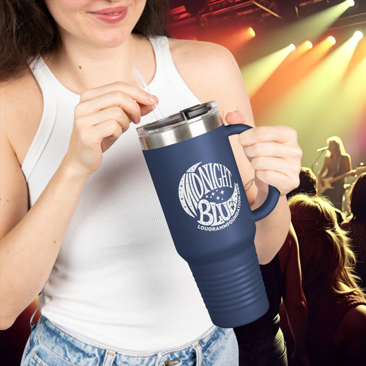Midnight Blue Insulated Travel Mug 40oz | Perfect for On-the-Go Hydration