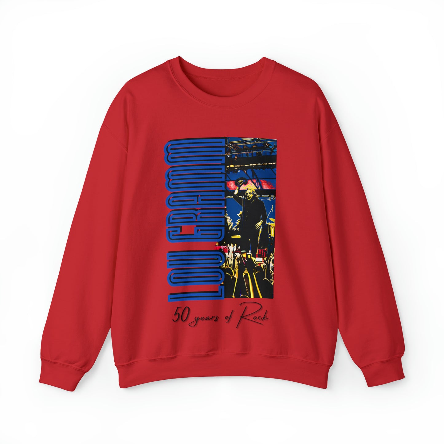 Lou Gramm 50 Years of Rock - Unisex Heavy Blend™ Crewneck Sweatshirt