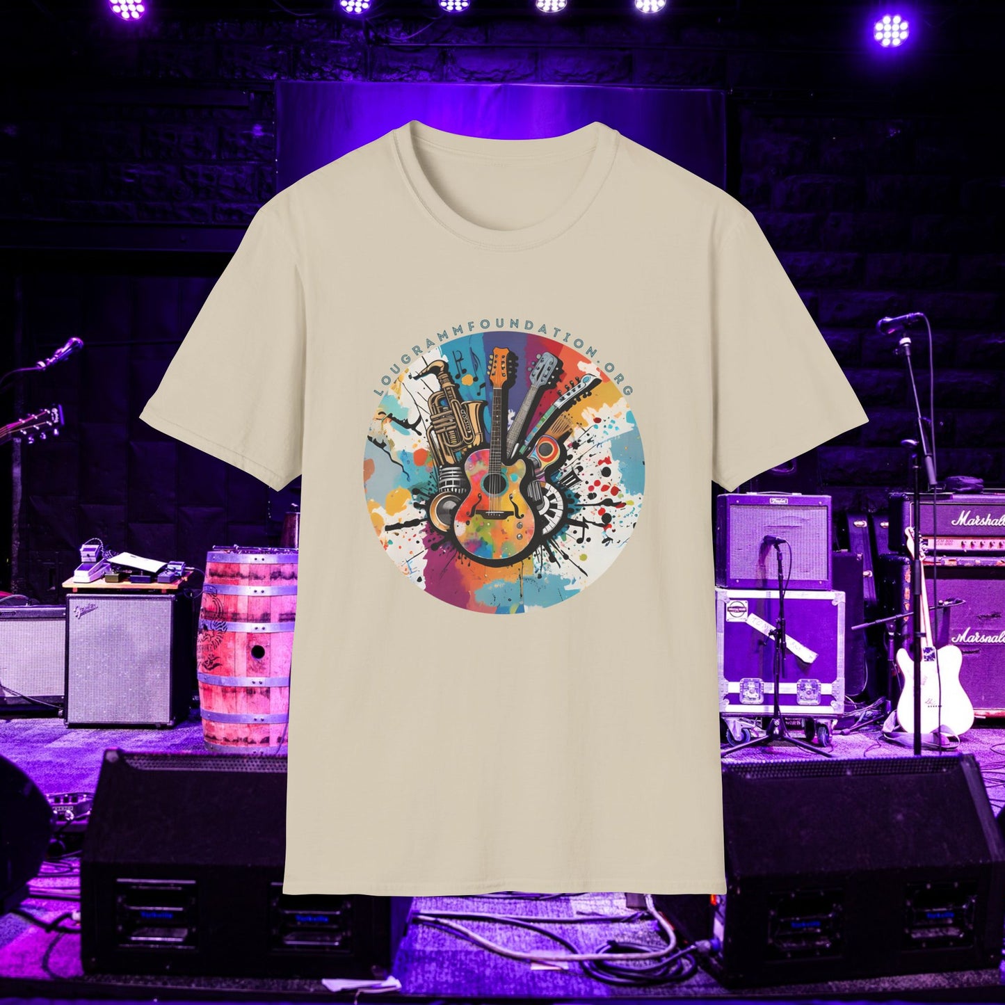 TURN THE MUSIC UP! Instrumental Softstyle T-Shirt