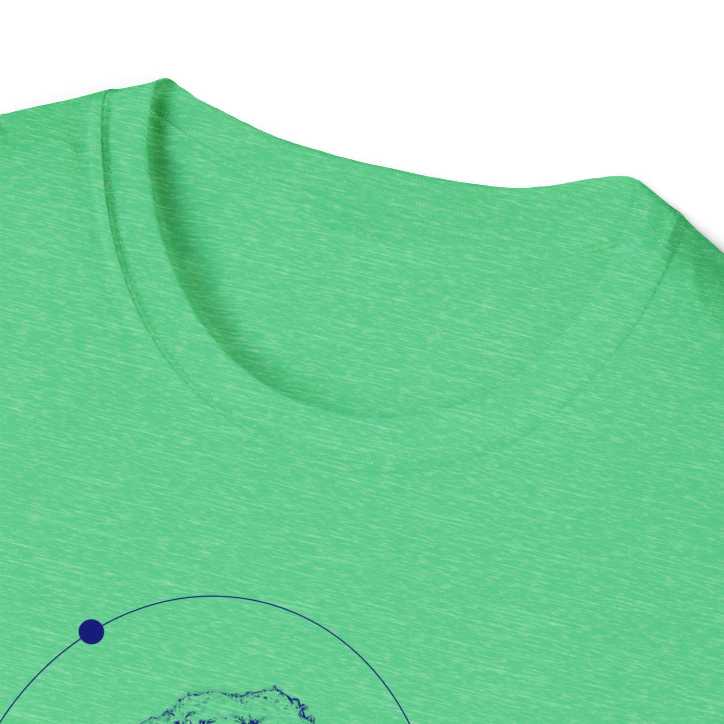 Lou Gramm Stencil Blue logo - Unisex Softstyle T-Shirt