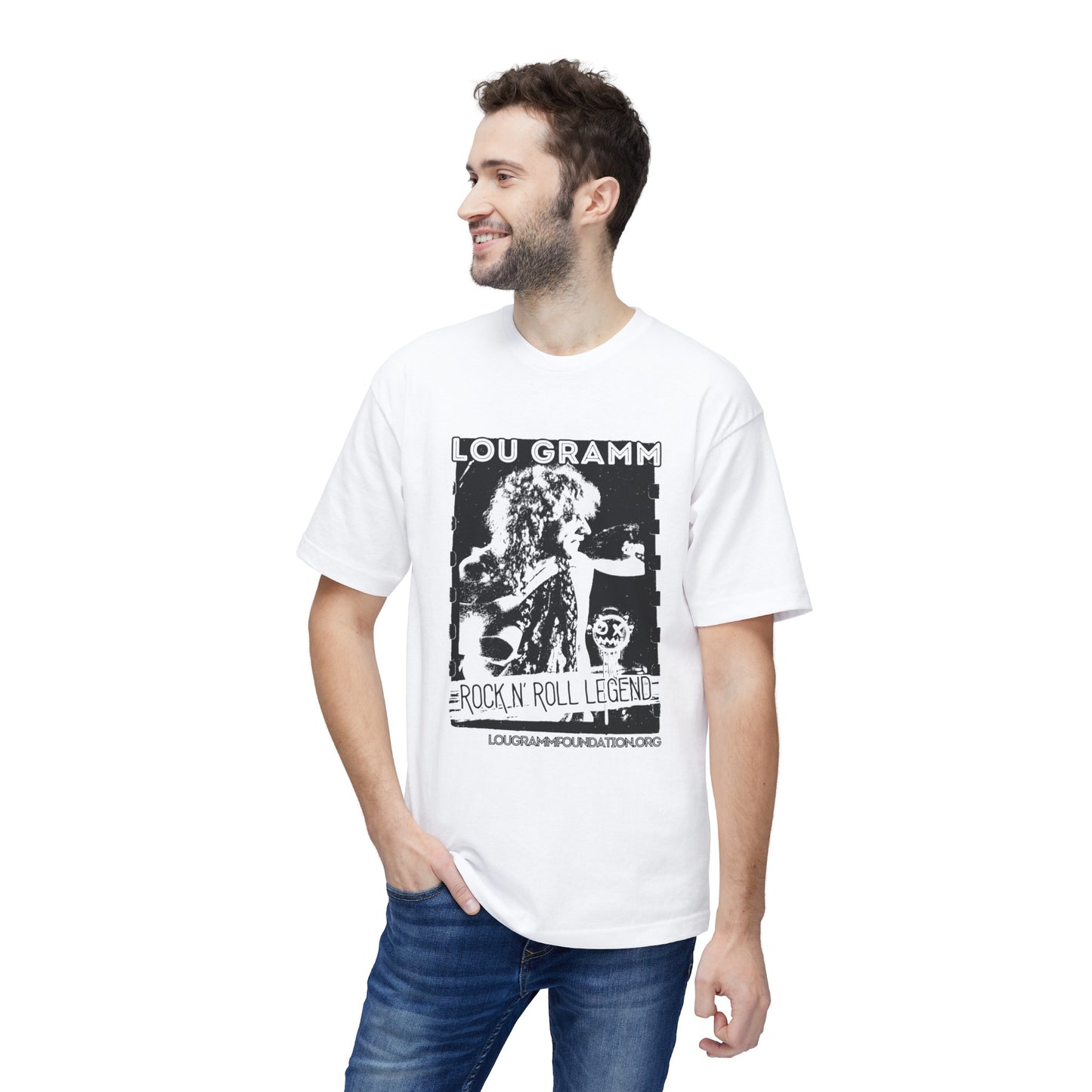 2024 Rock Legend Lou Gramm Unisex Midweight T-shirt, Made in US