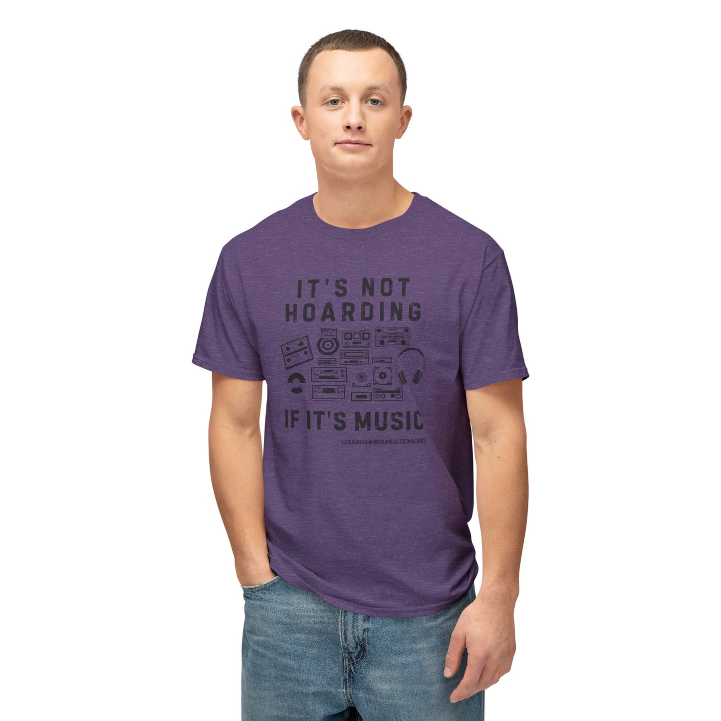 It's not Hoarding if it's Music Unisex HD Cotton™ T-shirt
