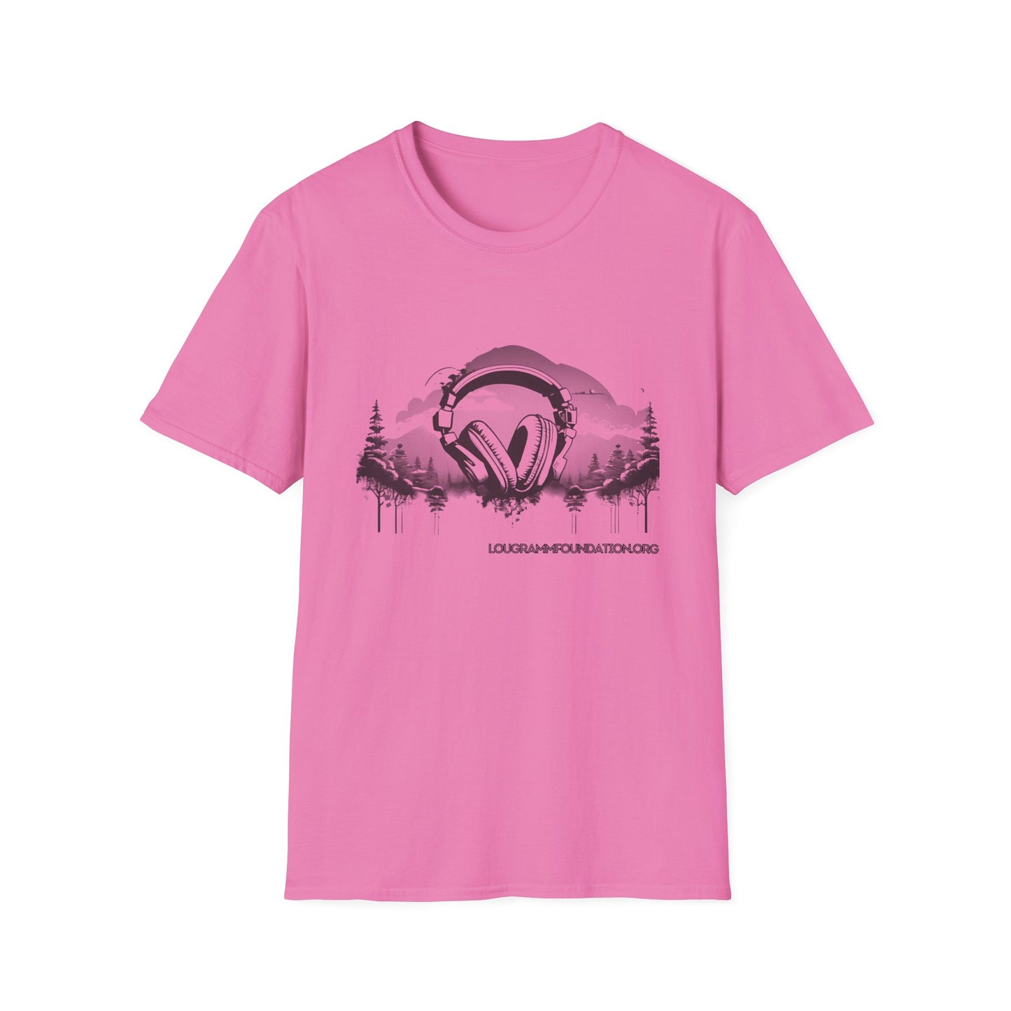 Headphones Sky Unisex Softstyle T-Shirt