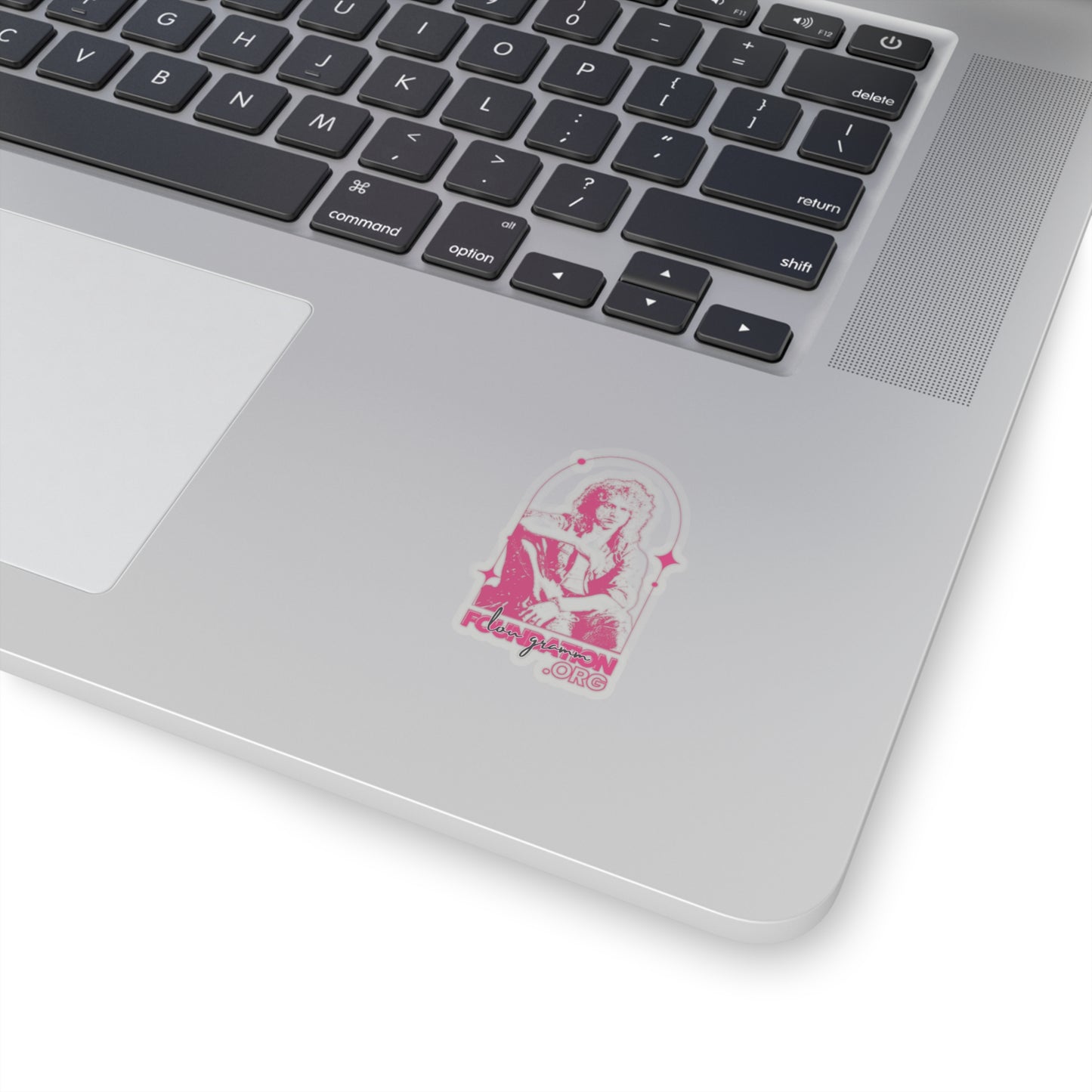 Lou Gramm Foundation Stencil pink Kiss-Cut Stickers