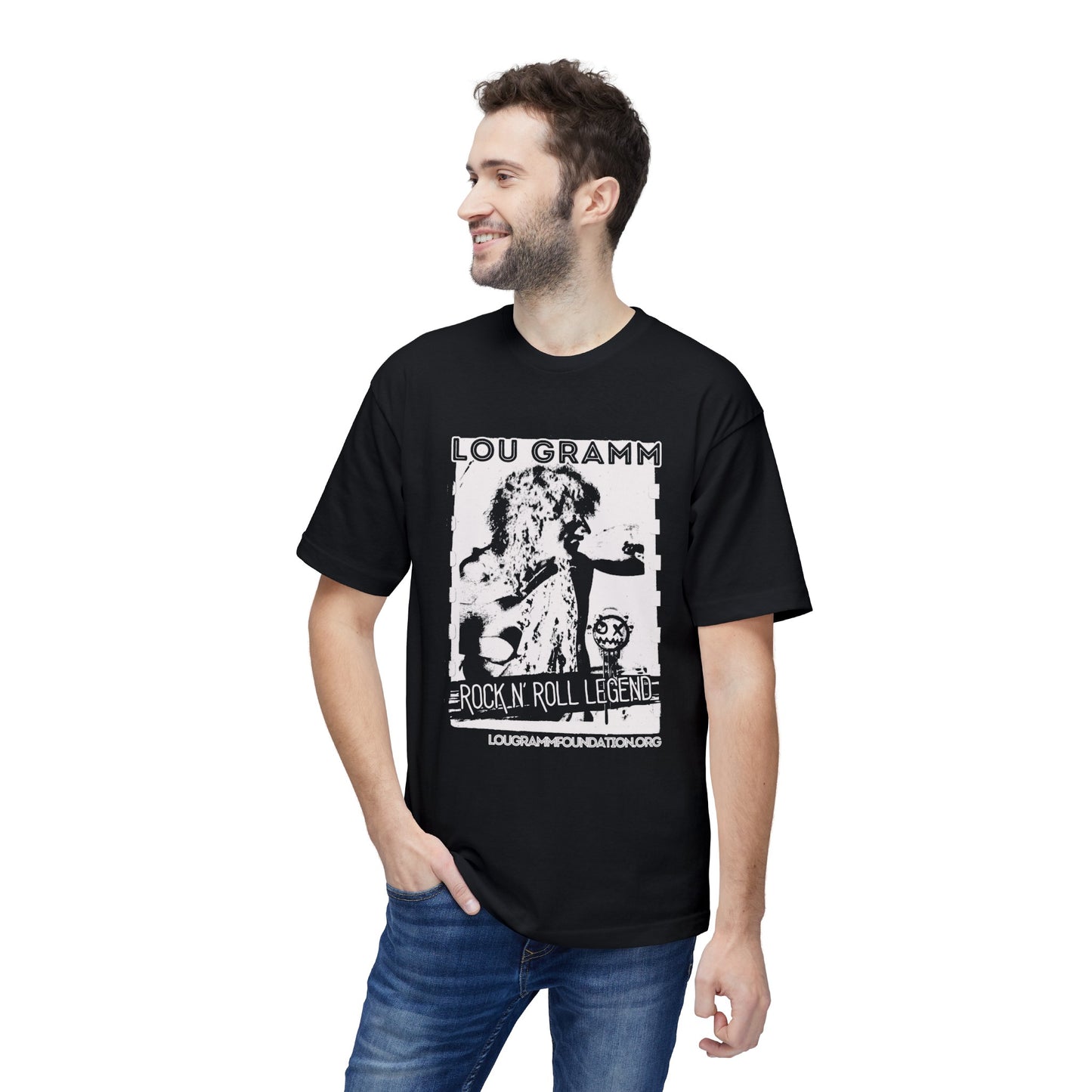 2024 Rock Legend Lou Gramm Unisex Midweight T-shirt, Made in US