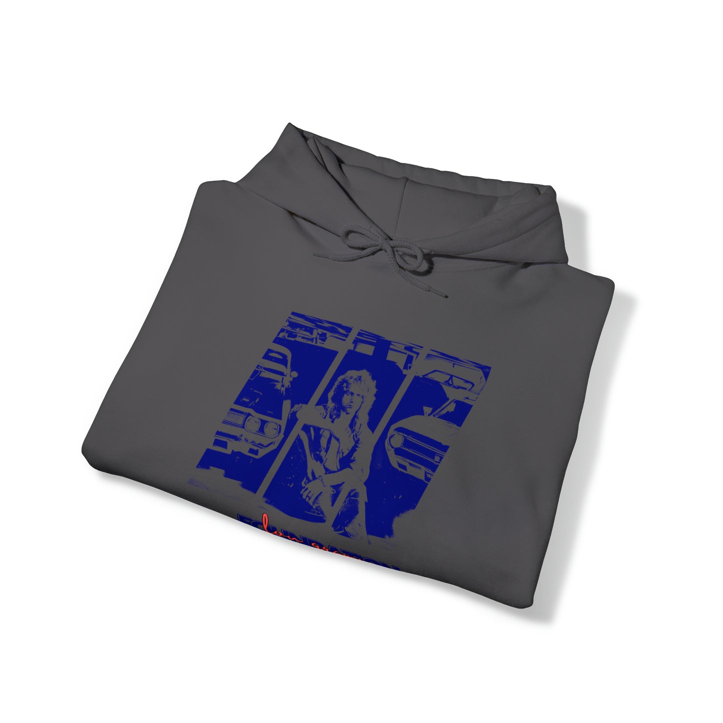 Lou’s Garage Blue logo - Unisex Heavy Blend™ Hooded Sweatshirt