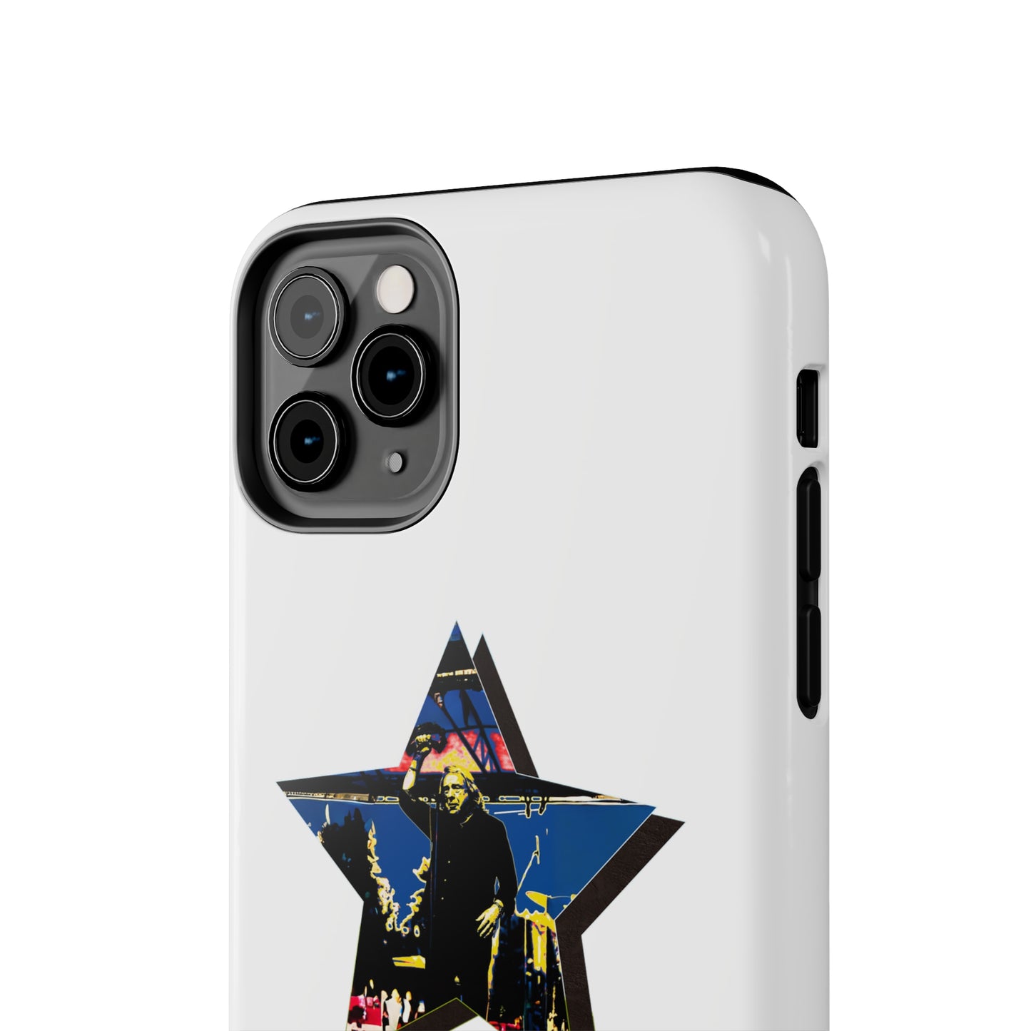 Lou Gramm 50 Years of Rock - Blue Star iPhone Case