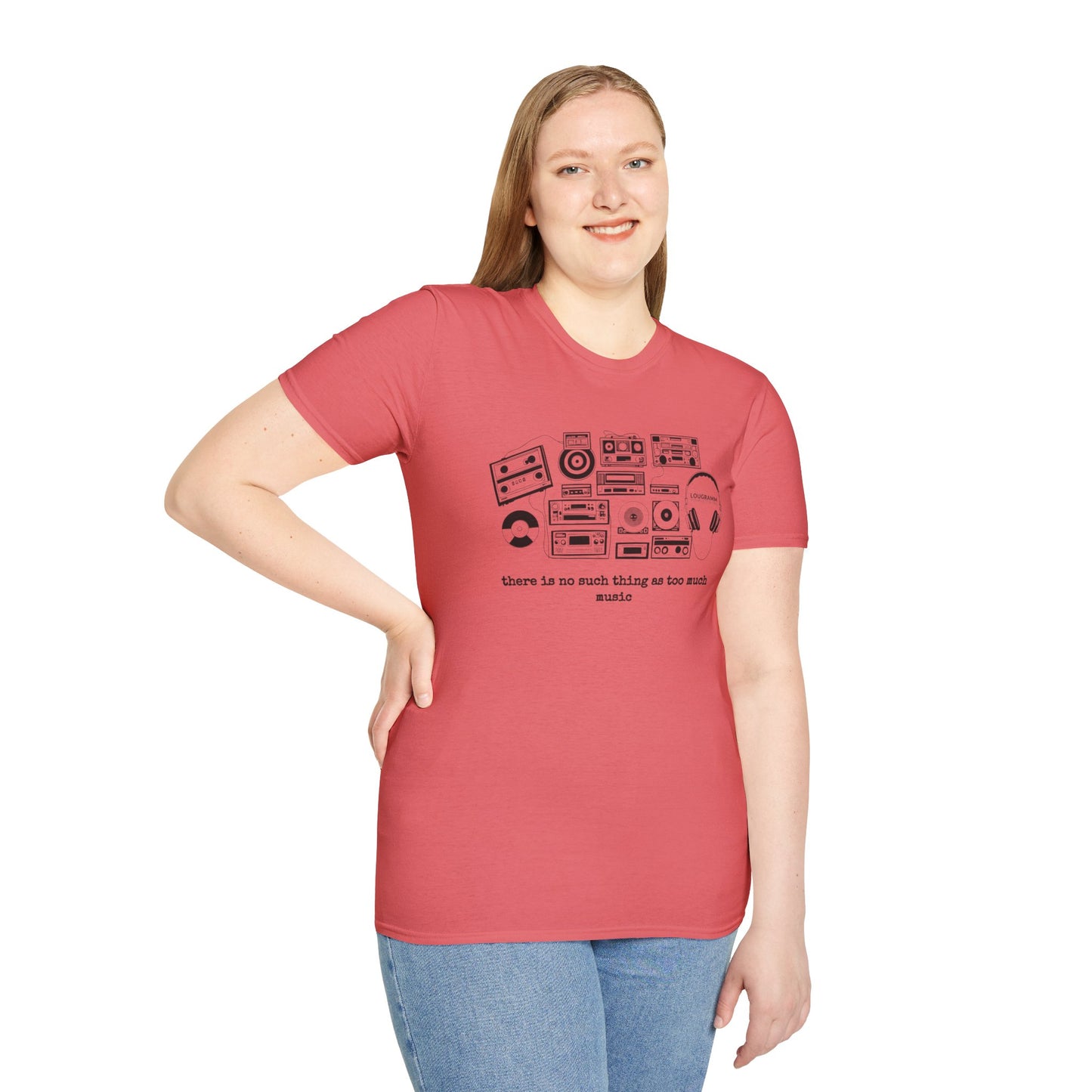 There is no such thing as too Much Music Unisex Softstyle T-Shirt