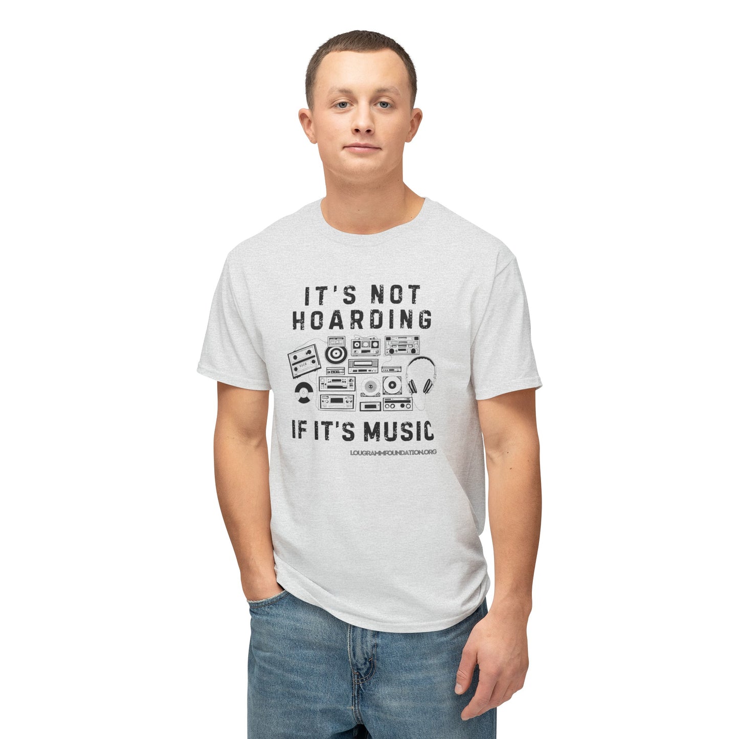 It's not Hoarding if it's Music Unisex HD Cotton™ T-shirt