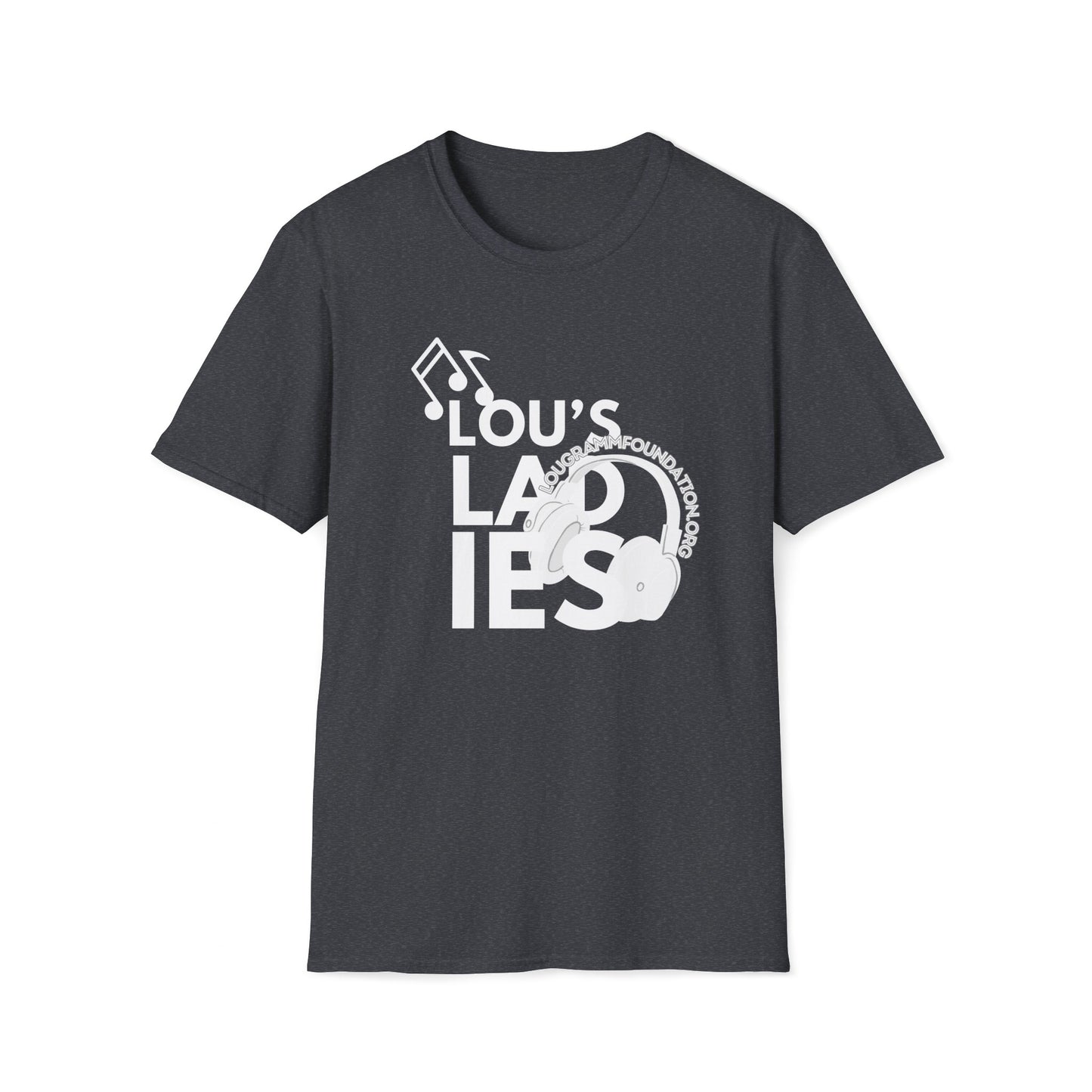 Lou's Ladies white logo Softstyle T-Shirt