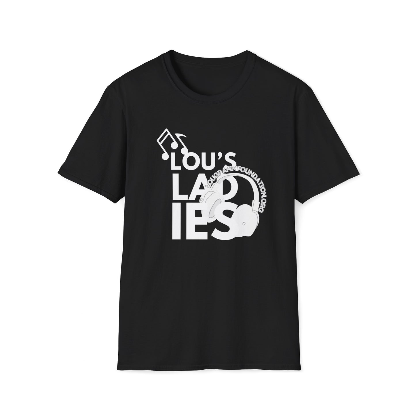 Lou's Ladies white logo Softstyle T-Shirt