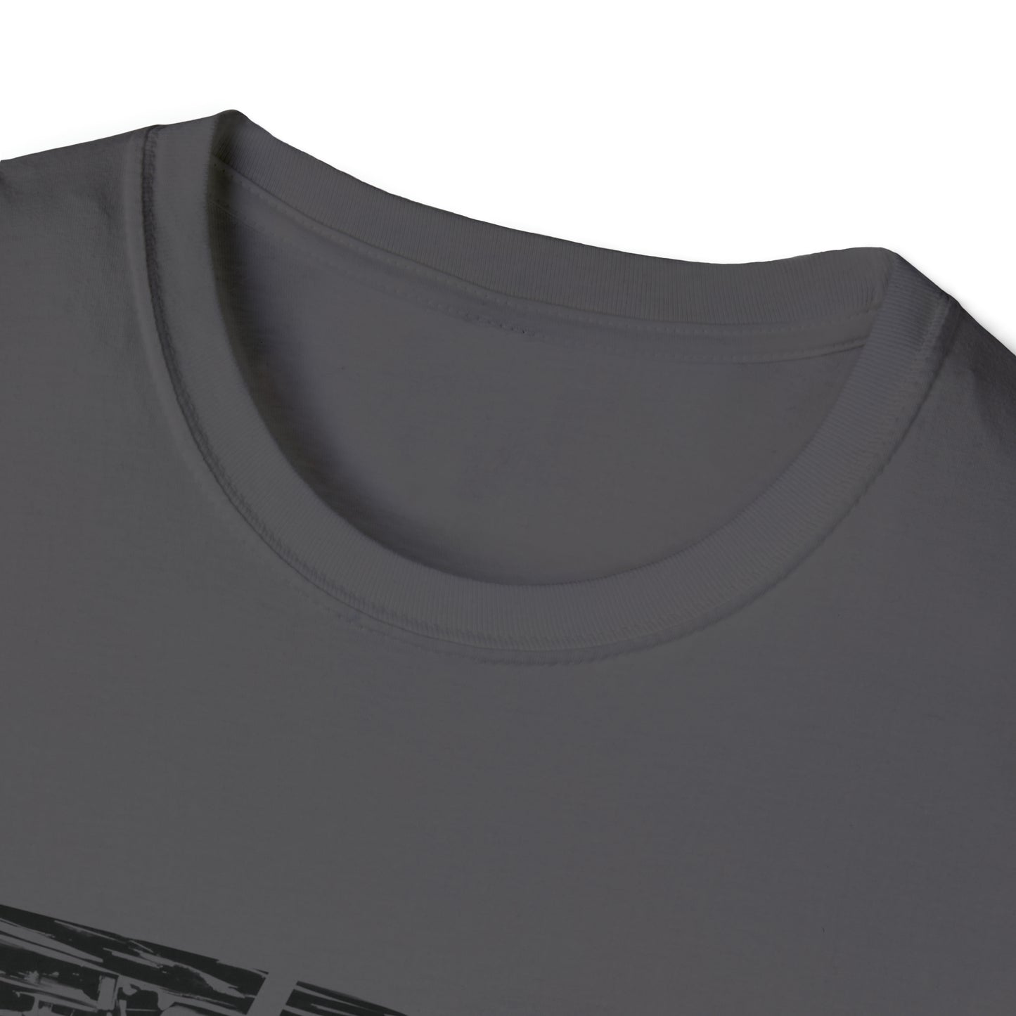 Lou’s Garage Black logo - Unisex Softstyle T-Shirt