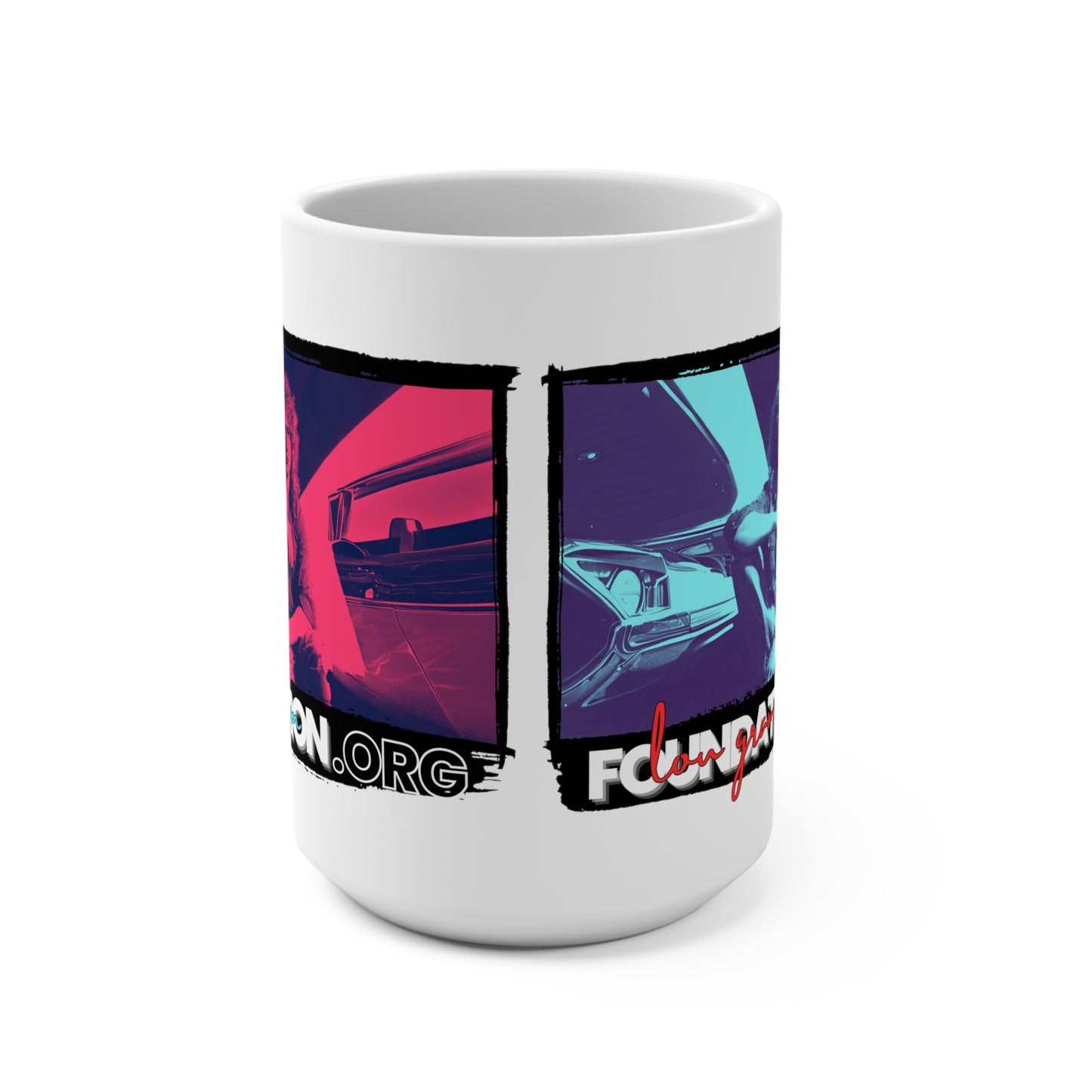 Lou Gramm Foundation Cherry Red or Midnight Blue Mug 15oz