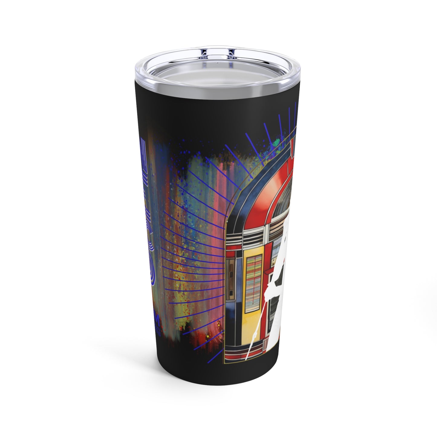 Turn The Music Up Jukebox Multicolor - Tumbler 20oz