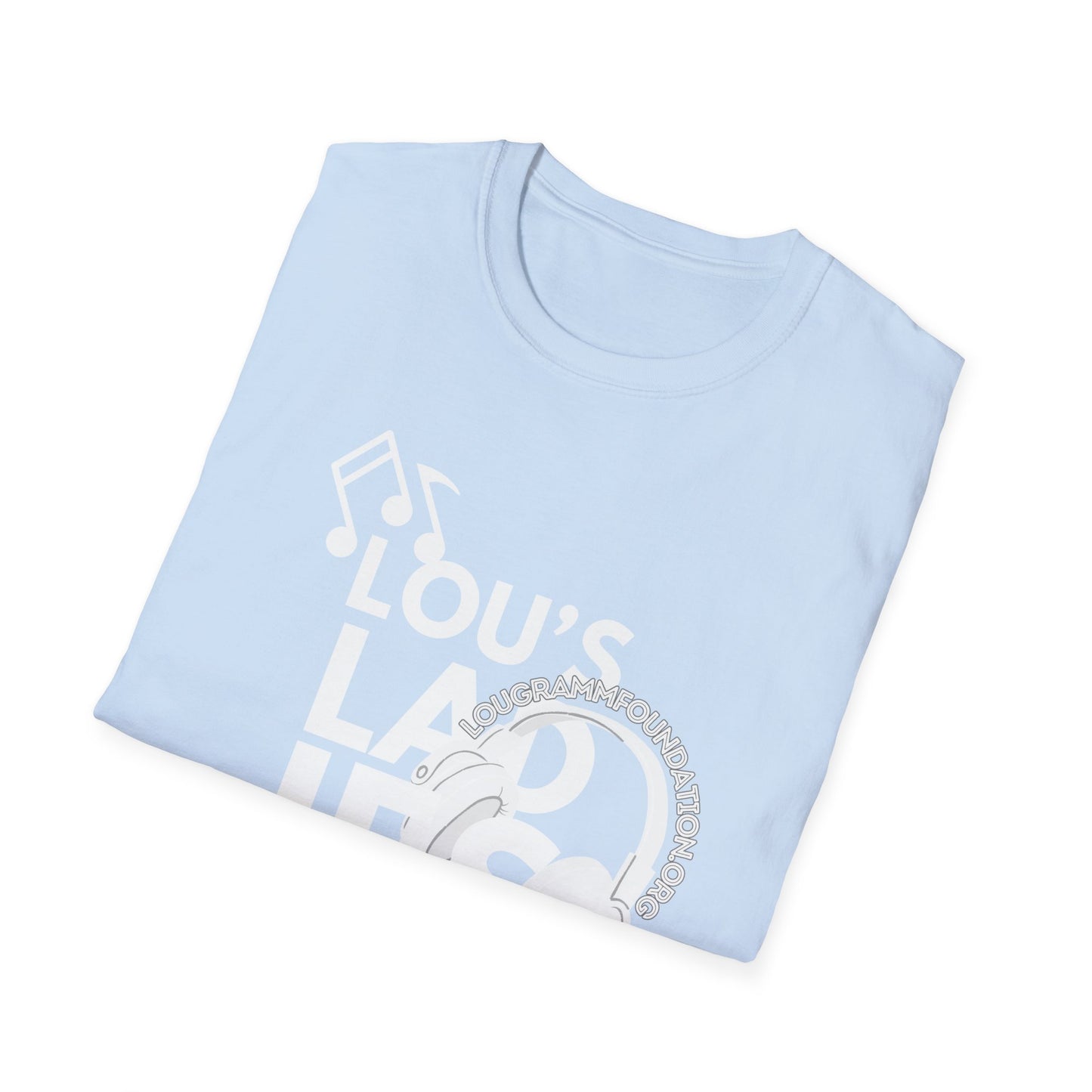 Lou's Ladies white logo Softstyle T-Shirt